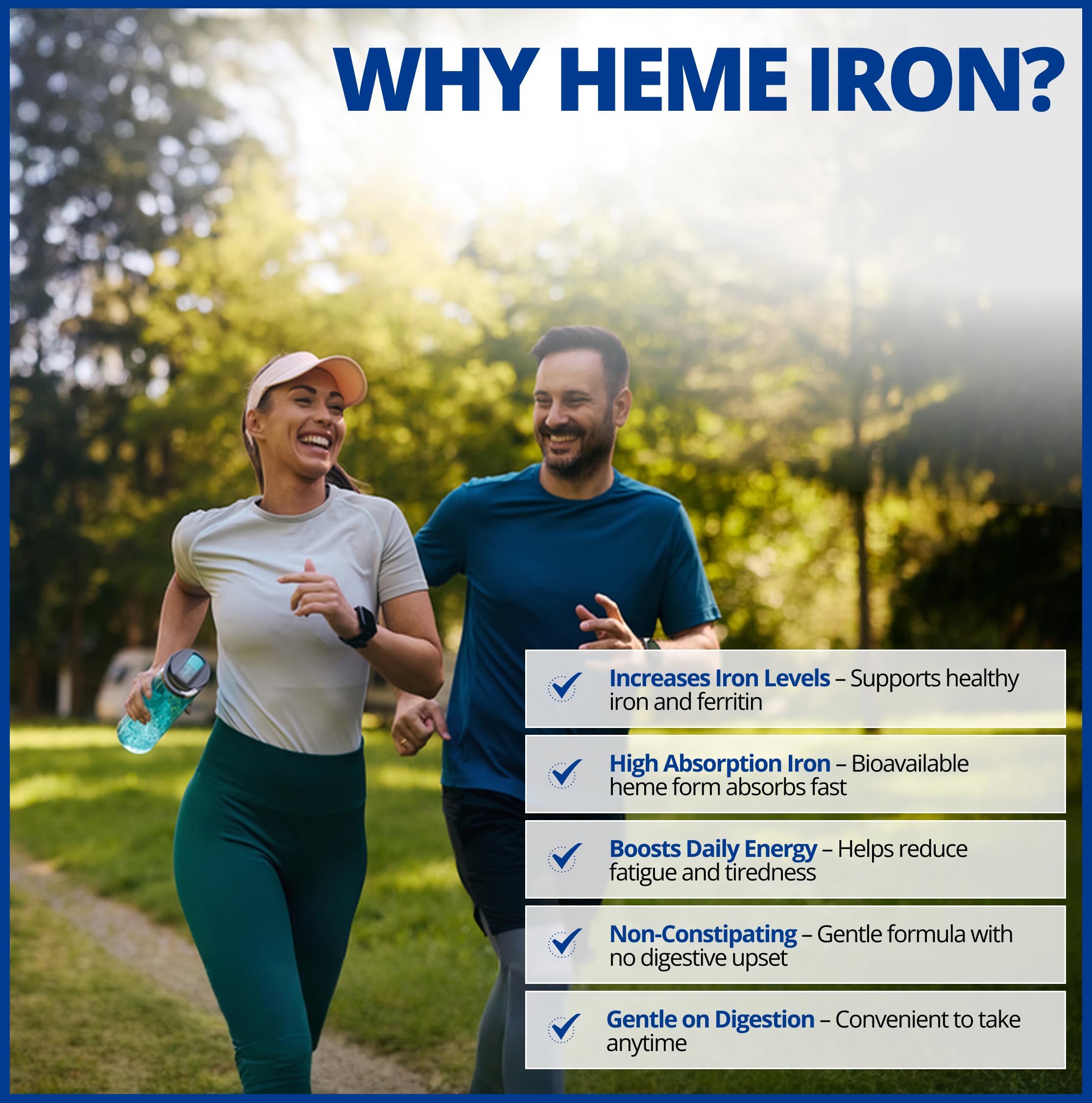 CanPrev Heme Iron 60 V-Caps, 60-Day Supply With Vitamin C, Folate & B12, Gentle, Easy-to-Absorb Iron Supplement for Women, Non-GMO, Gluten & Soy-Free, Supports Red Blood Cell Formation, Made in Canada