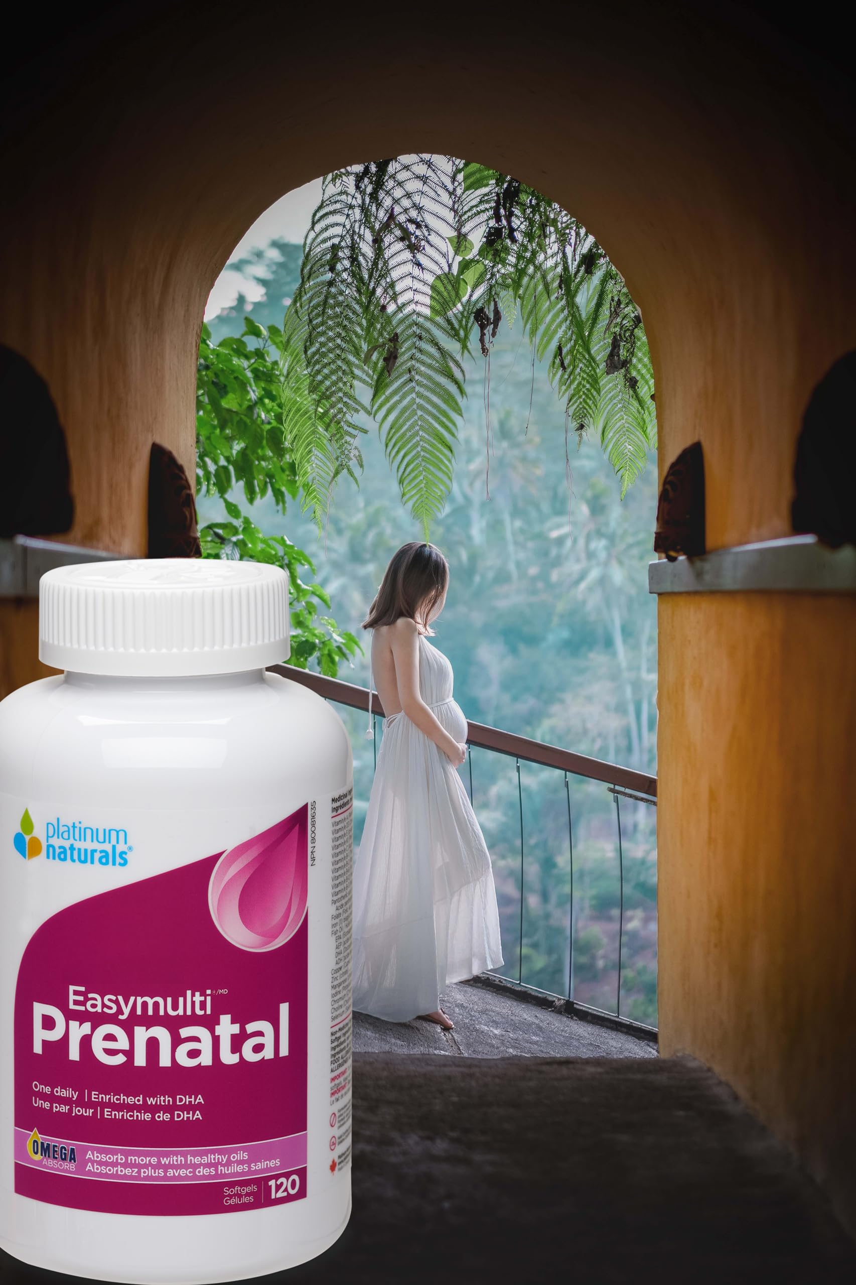 Platinum Naturals - Prenatal Easymulti | Une fois par jour | Enrichi en ADH