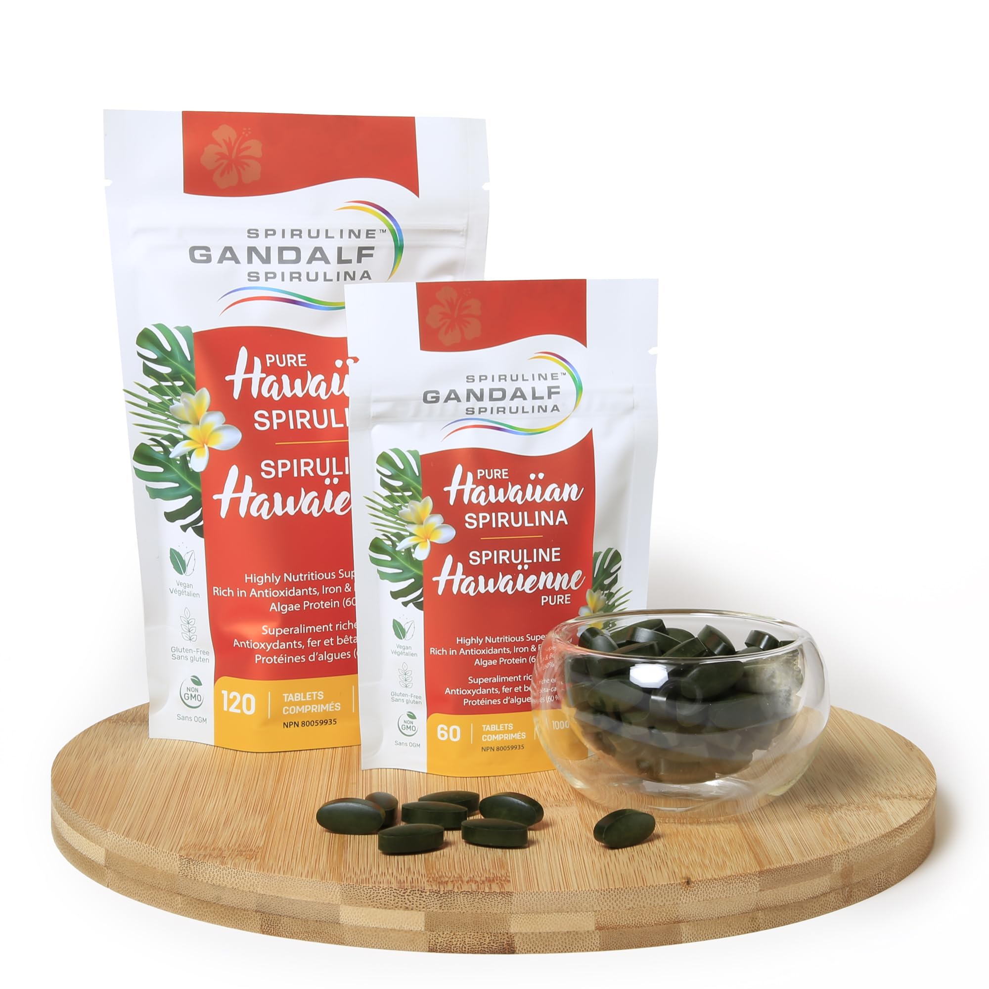 Gandalf Pure Hawaiian Spirulina 1000mg
