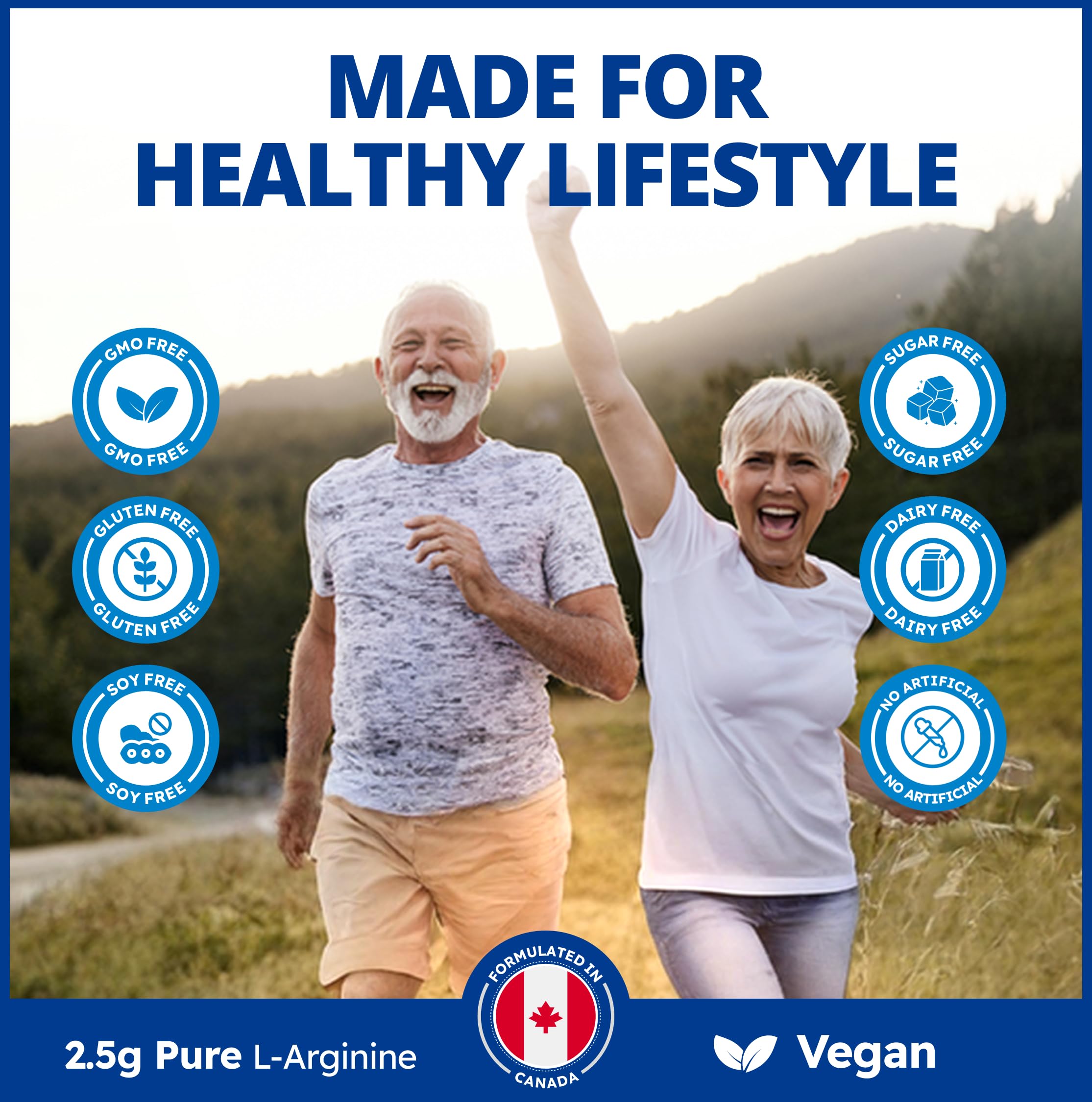 CanPrev L-Arginine Poudre d'Acides Aminés Végétalienne 450g 180 Portions - Soutient la Synthèse Protéique et la Santé Cardiaque - 2.5g de L-Arginine Par Cuillère - Améliore la Performance Athlétique et l'Énergie - Facile à Mélanger Avant l'Entraînement