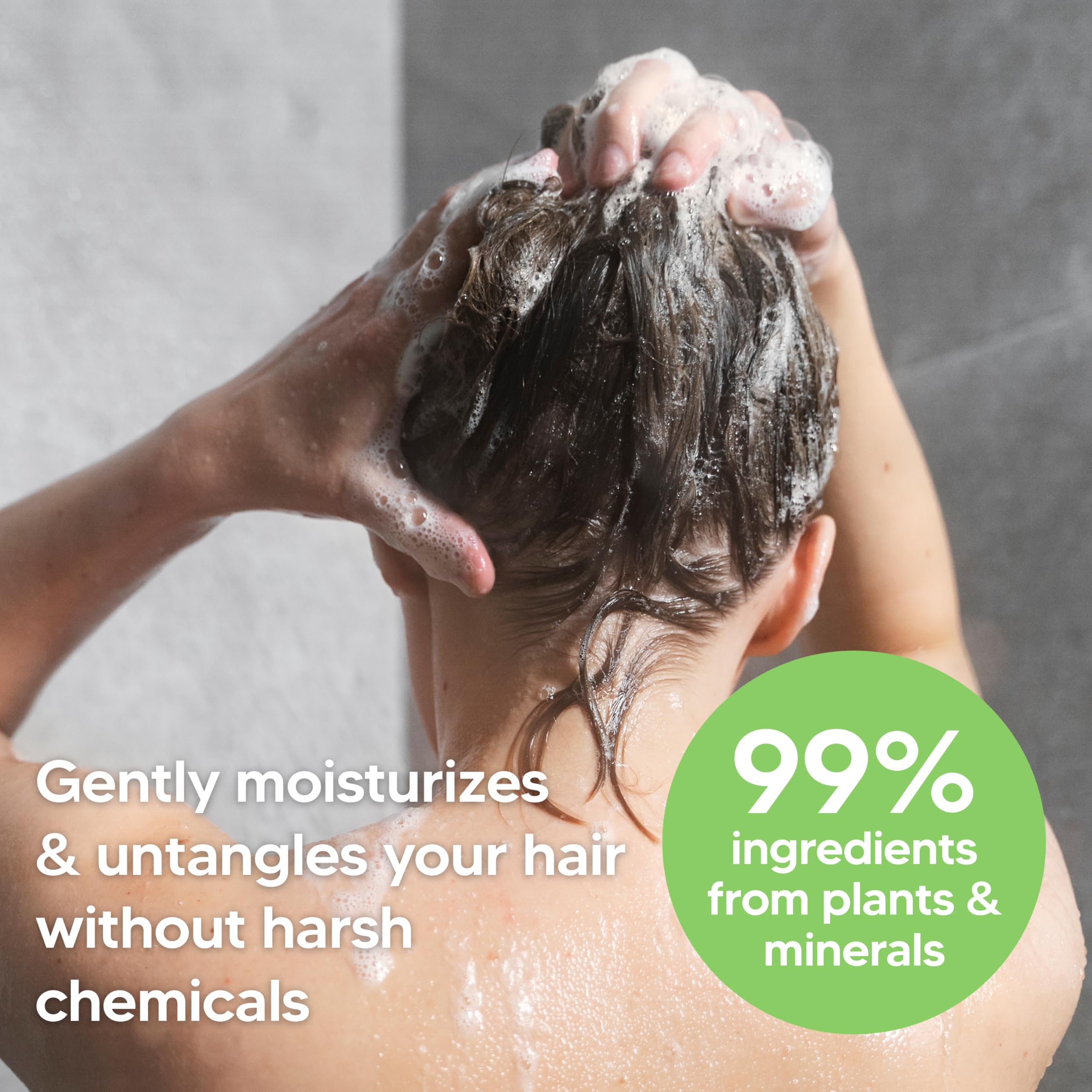 Nature Clean All-Natural Sulfate Free Hair Conditioner for Dry Damaged Hair. Non-Toxic Unscented Organic Vegan Moisturizing & Hydrating Dry Hair Treatment Fragrance-Free No Paraben & Hypoallergenic 10oz / 300ml.