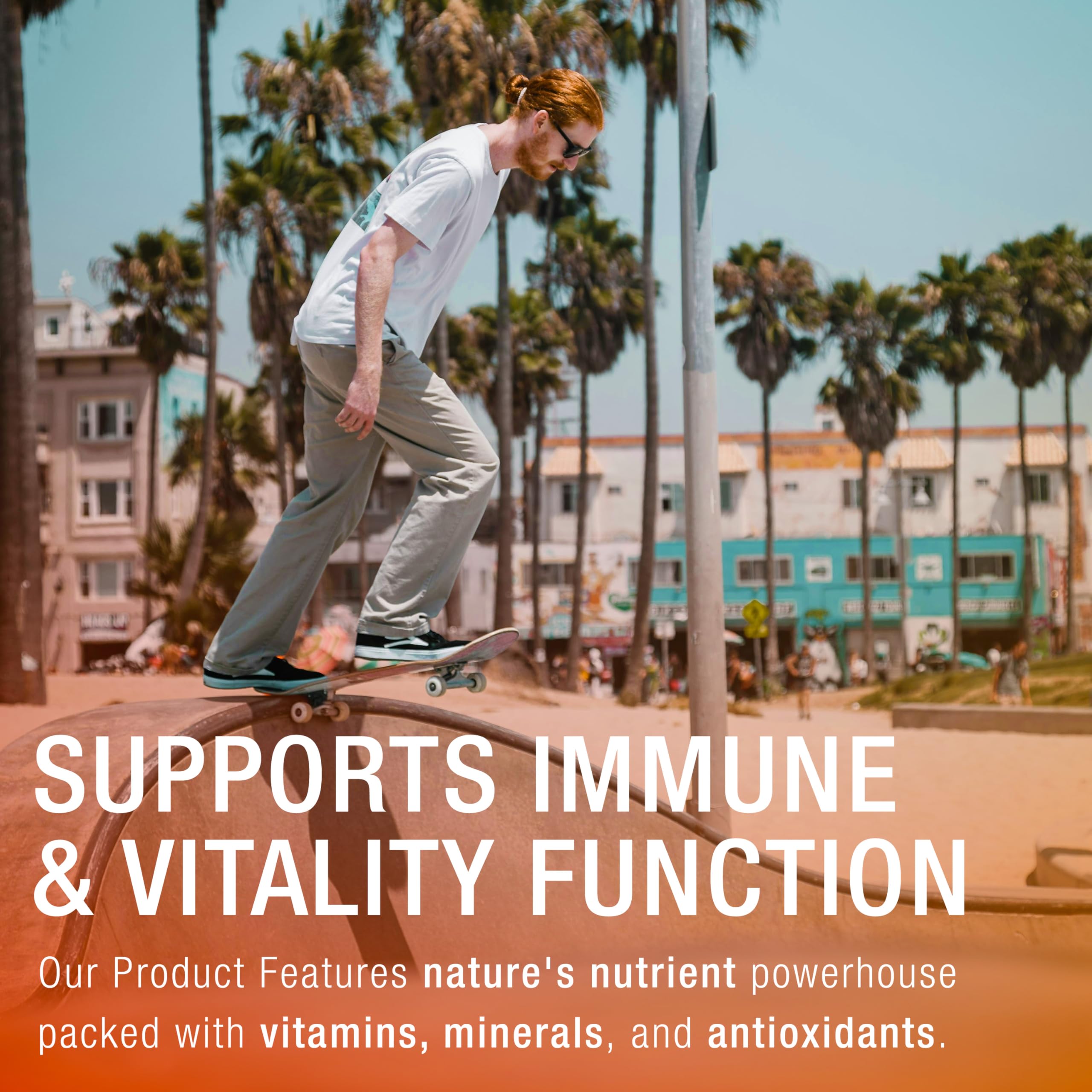 Gandalf Hawaiian Spirulina 400mg, 150 Vegan Capsules - Non-GMO and Gluten-Free - Pure Blue-Green Algae, Rich in Beta-Carotene, Vitamins, Iron, Antioxidants - Supports Immune Health