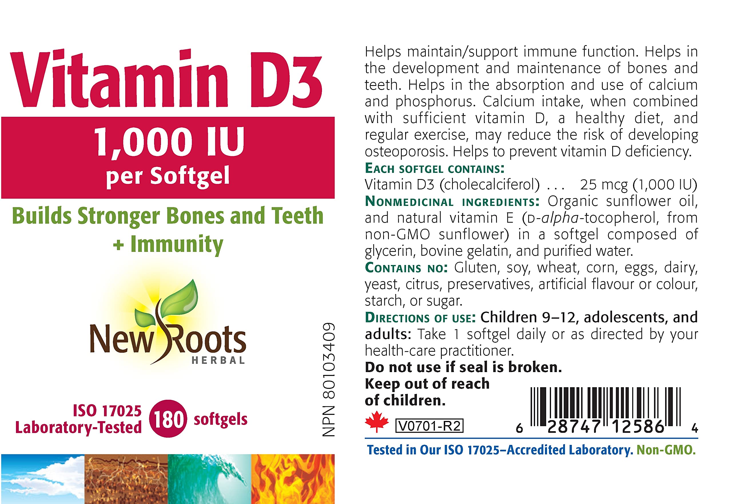New Roots Herbal - Vitamin D3