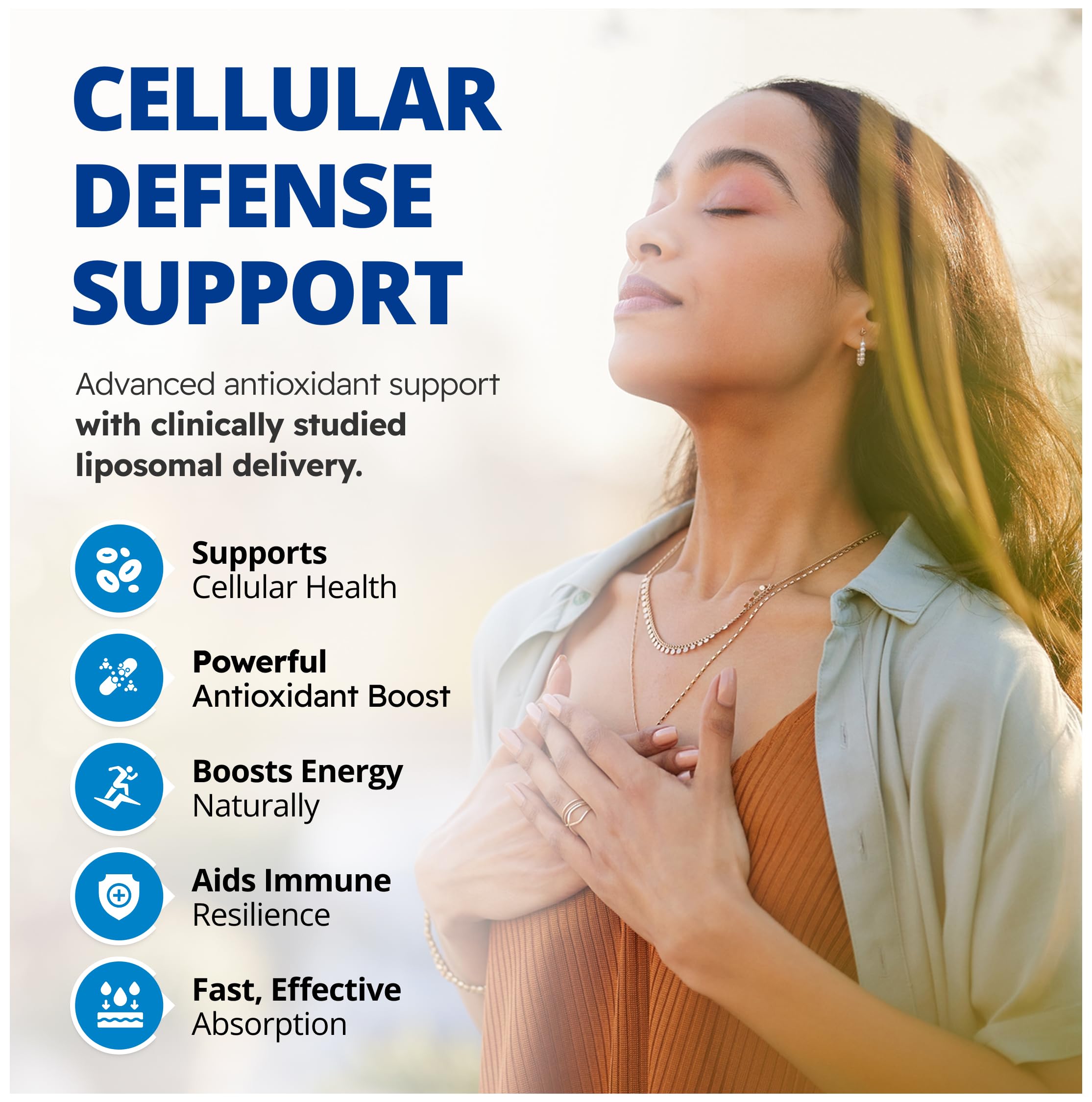 CanPrev Liposomal Glutathione Liquid Supplement, 30 Sachets 30-Day Supply - Nutty Orange Spice Flavor - L Glutathione for Antioxidant and Liver Support - Efficient Absorption - No Artificial Flavors