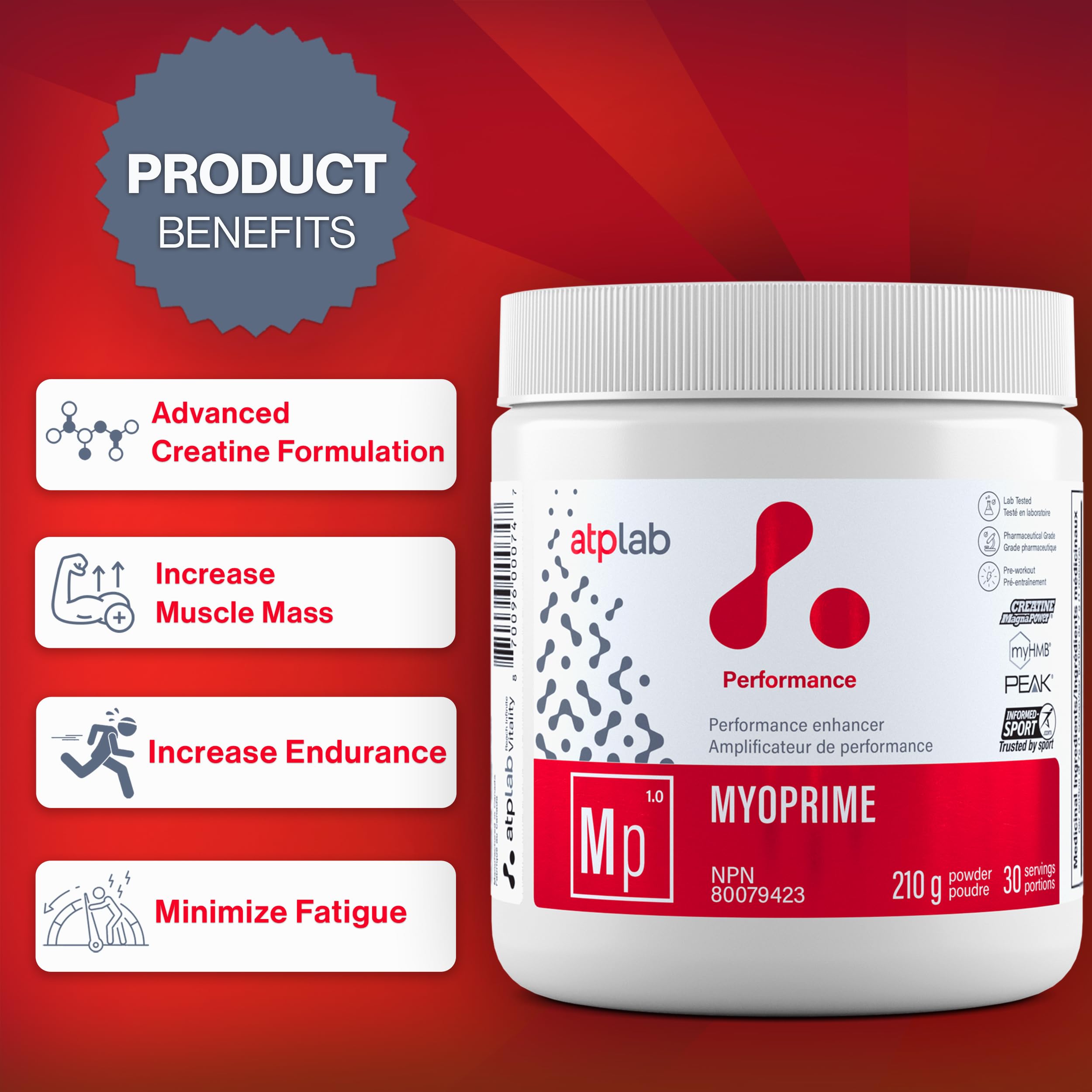 ATP LAB - Myoprime 210g