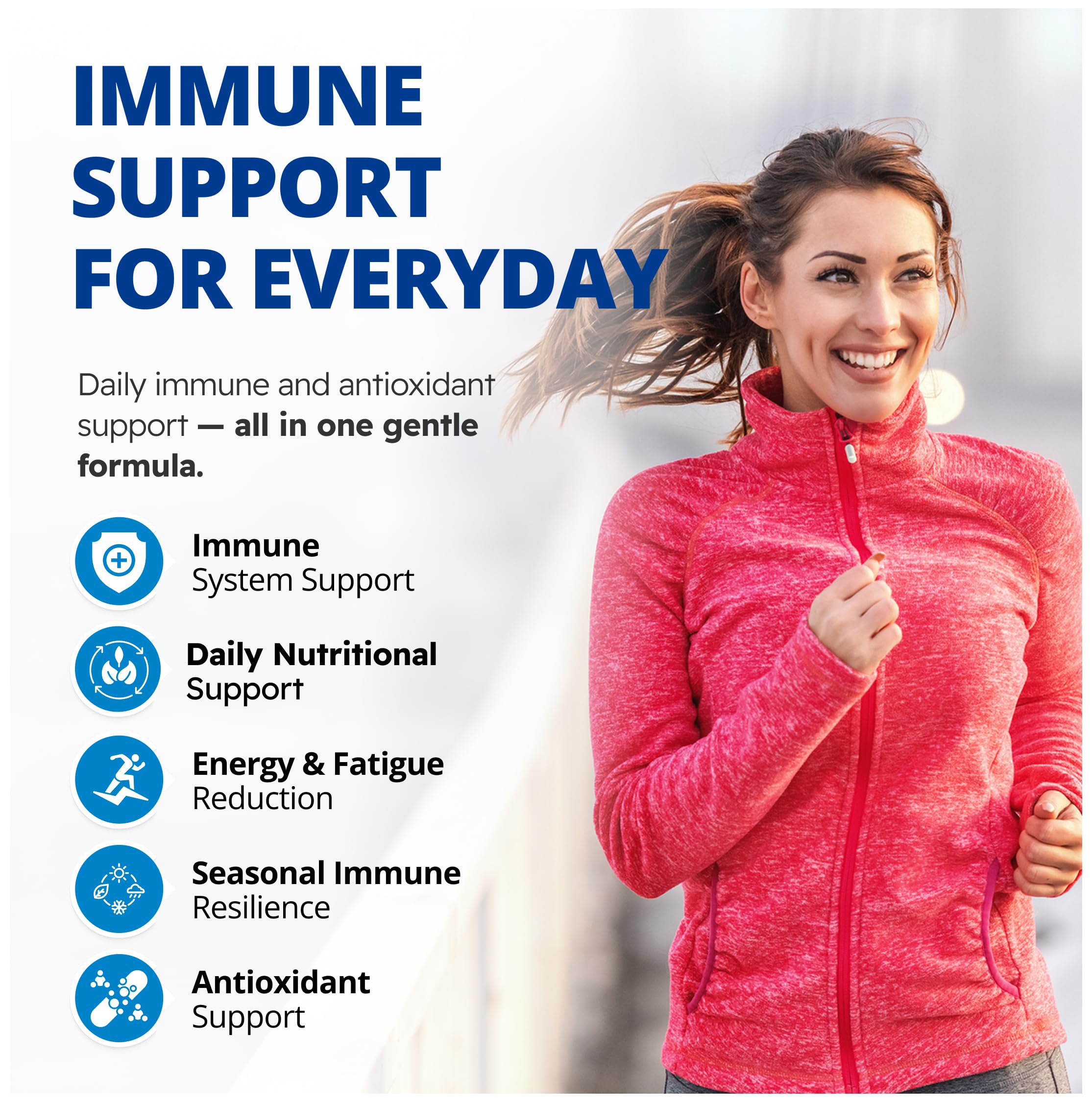 CanPrev Immuno Multi, 90 Veg Caps, 30-Day Supply - Vegan and Non-GMO - Daily Multivitamin with N-Acetyl-Cysteine and 21 Essential Nutrients, Balanced Formula - Includes 10 Antioxidants for Vitality