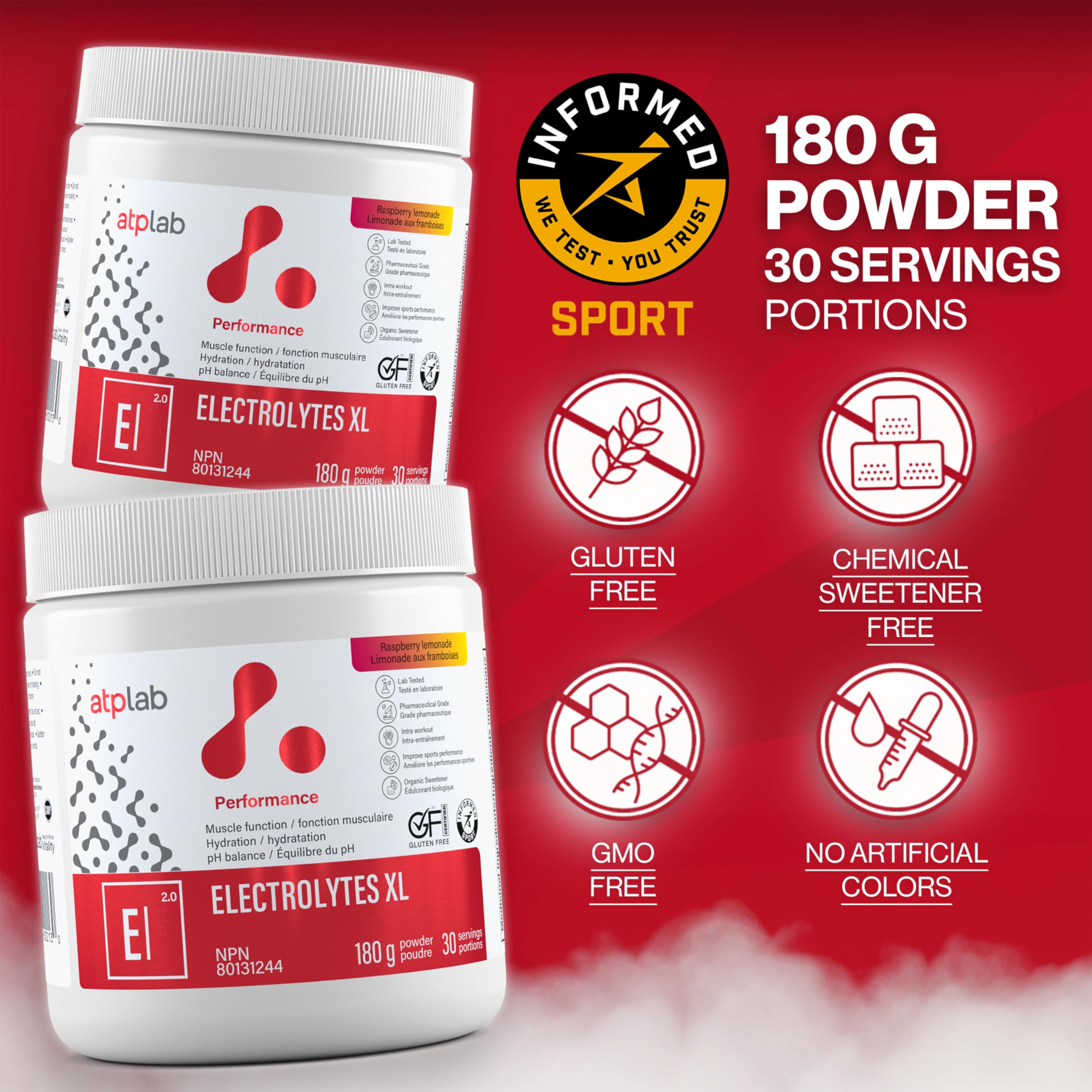 ATP LAB - Électrolytes XL - 180g