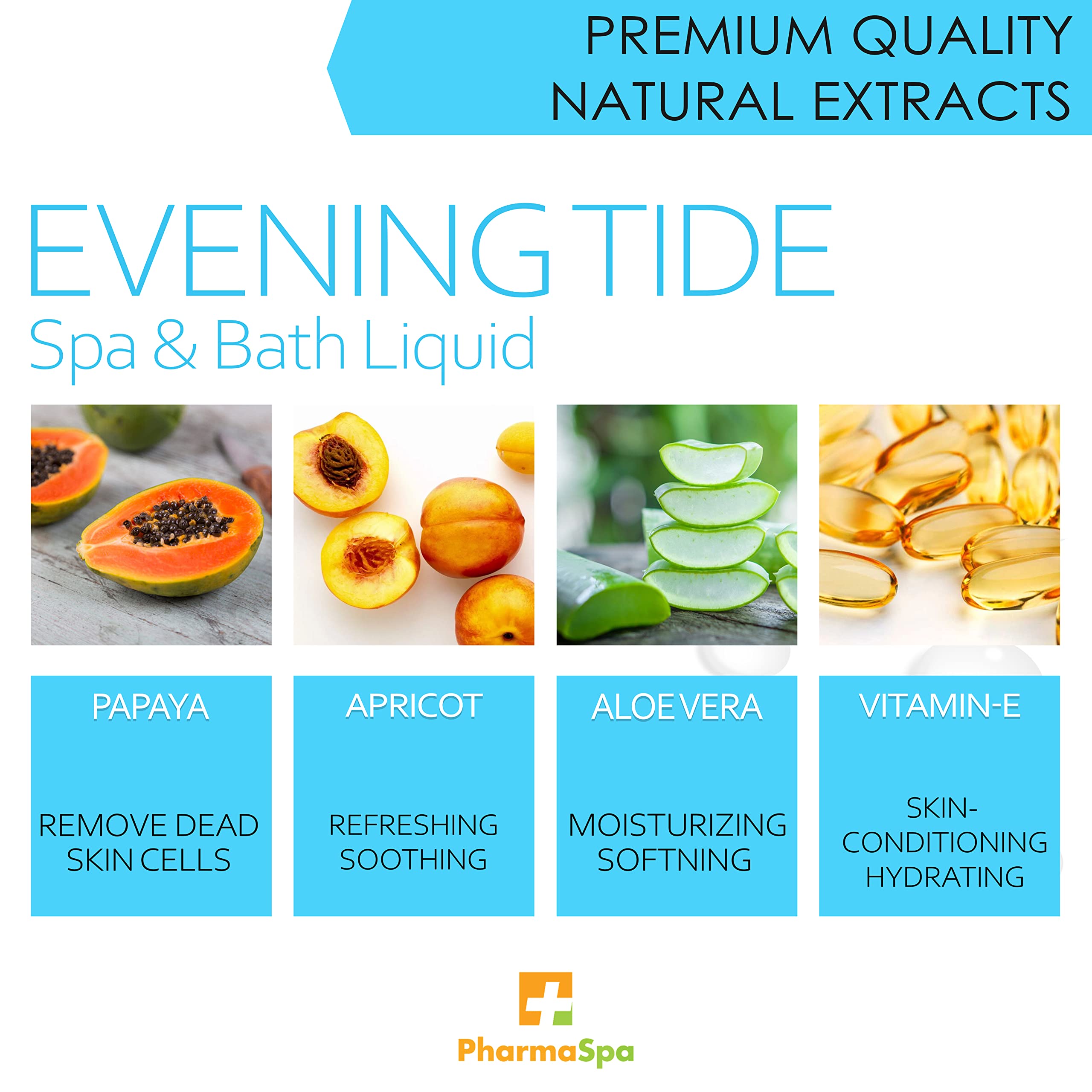 Pharmaspa Nature : Liquide pour spa et bain avec extraits entièrement naturels - 237 g/8 fl oz – Liquide d'aromathérapie pour spa – Sans gluten, sans parabènes, non testé sur les animaux