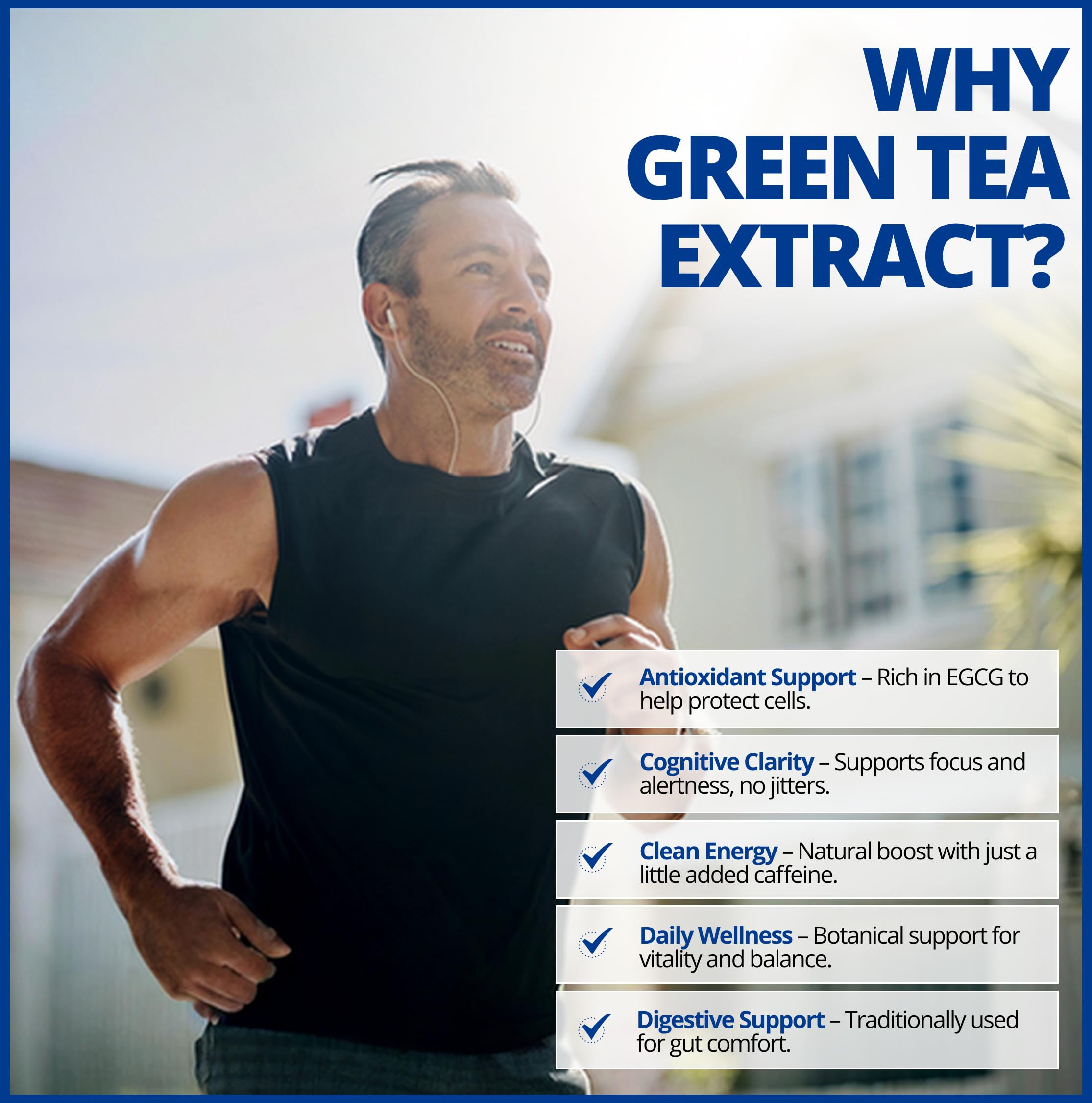 CanPrev Thé vert 120 capsules végétales Approvisionnement de 4 mois, extrait de thé vert 500 mg avec EGCG, favorise le métabolisme, la santé cardiovasculaire, la fonction cognitive et le bien-être digestif, végétalien sans OGM, formule antioxydante