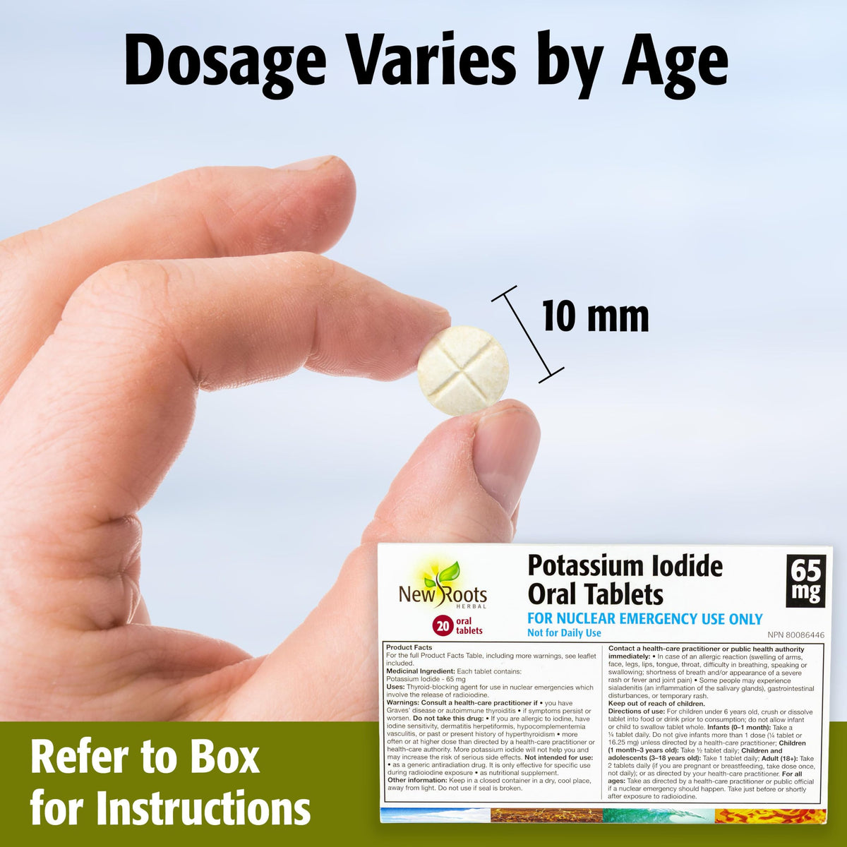 New Roots Herbal Potassium Iodide 65 mg