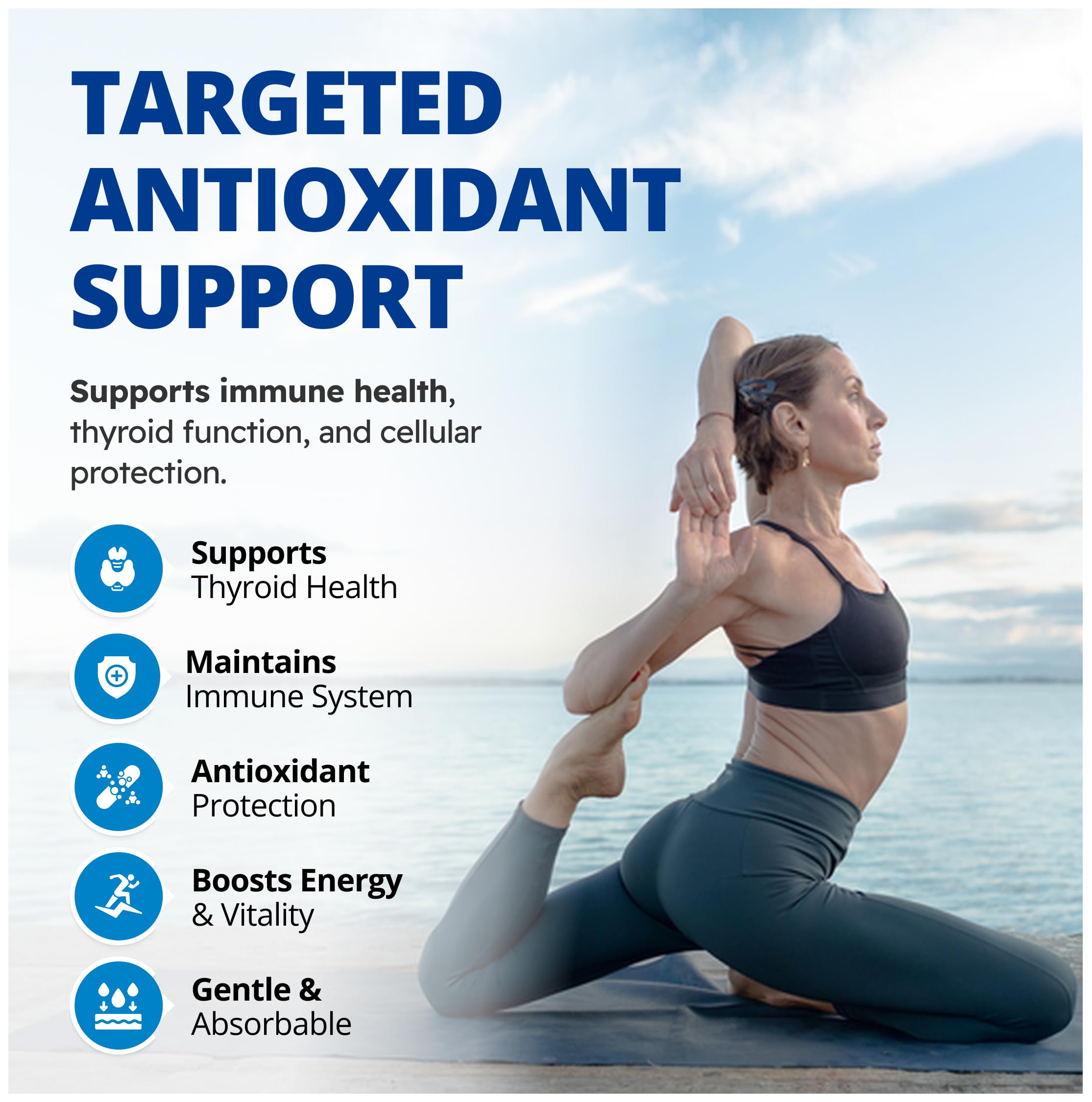 CanPrev Pure Selenium Glycinate 200mcg, 120 V-Caps, 4 Month Supply, Essential Trace Mineral for Antioxidant Support, Thyroid Function & DNA Synthesis, Helps Maintain Prostate Health - Vegan Friendly