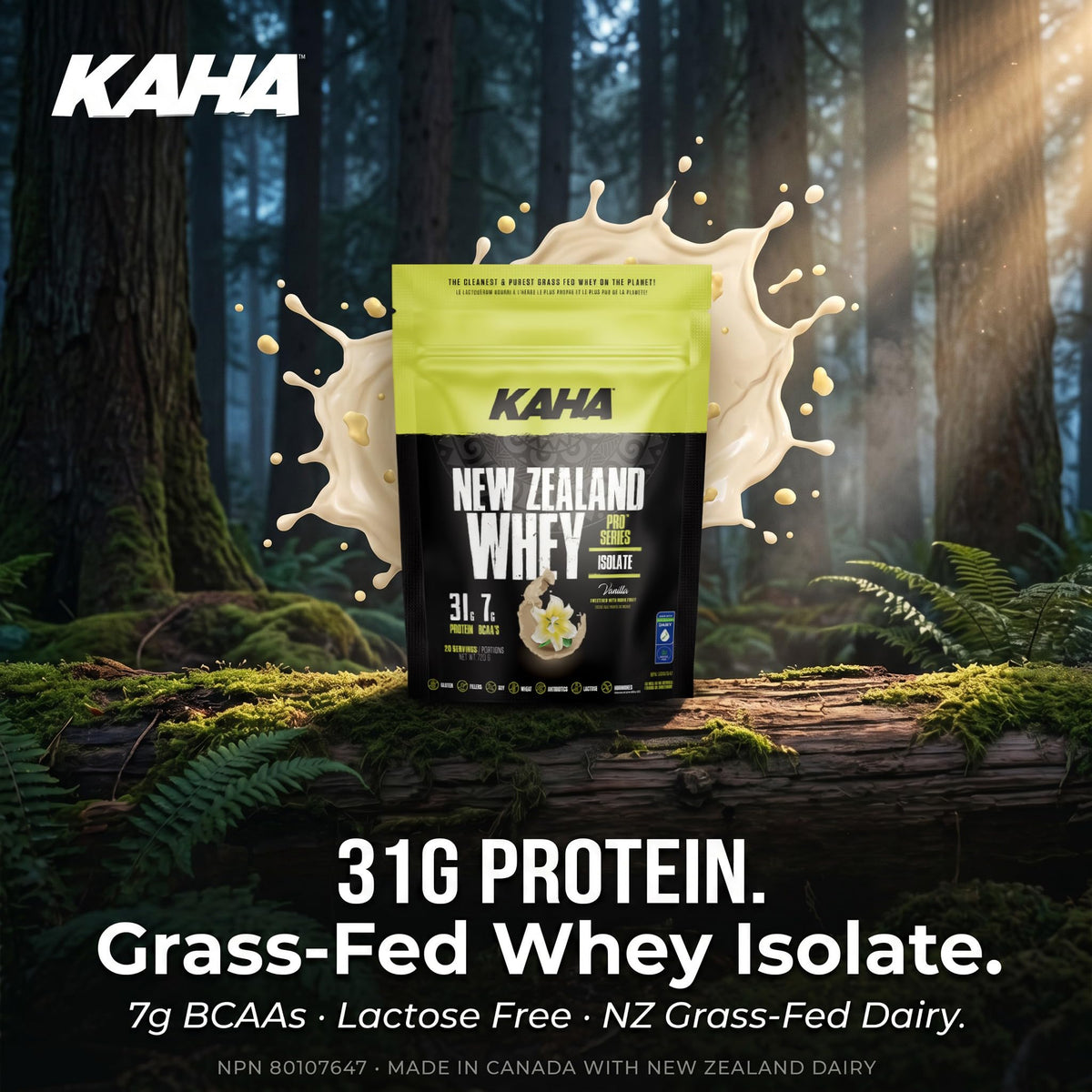 Kaha Nutrition NZ Whey Isolate Protein Powder