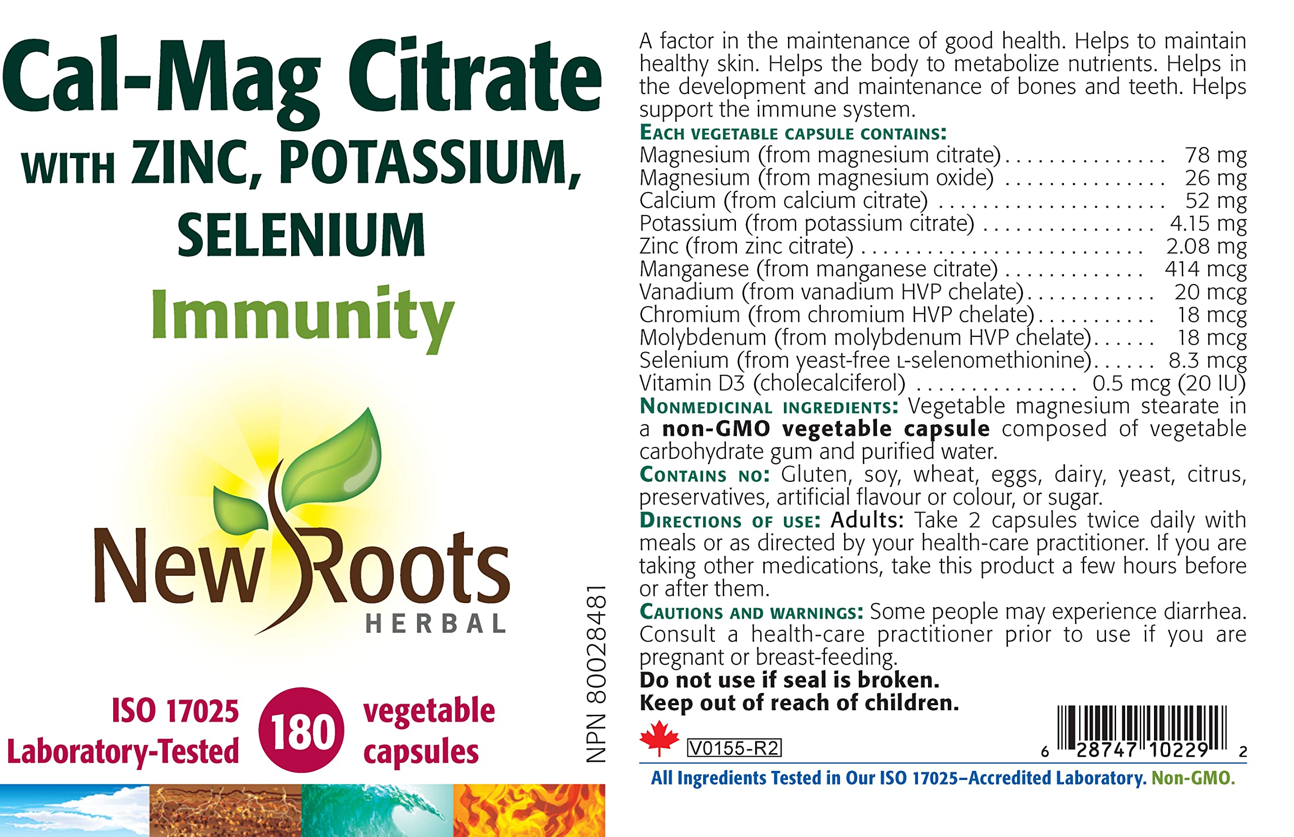 New Roots Herbal - Calcium Magnesium