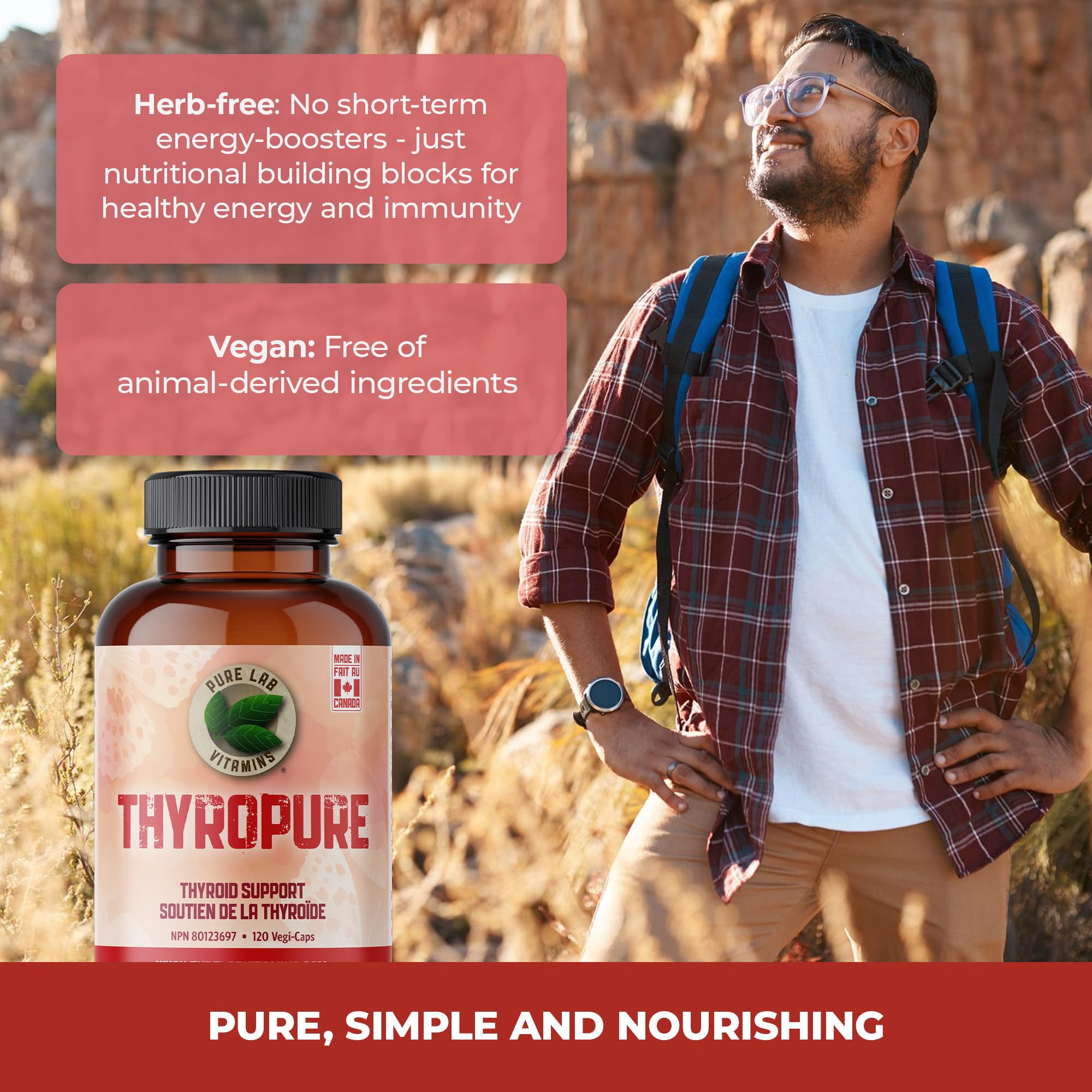 Pure Lab Vitamins ThyroPure 120 gélules végétales