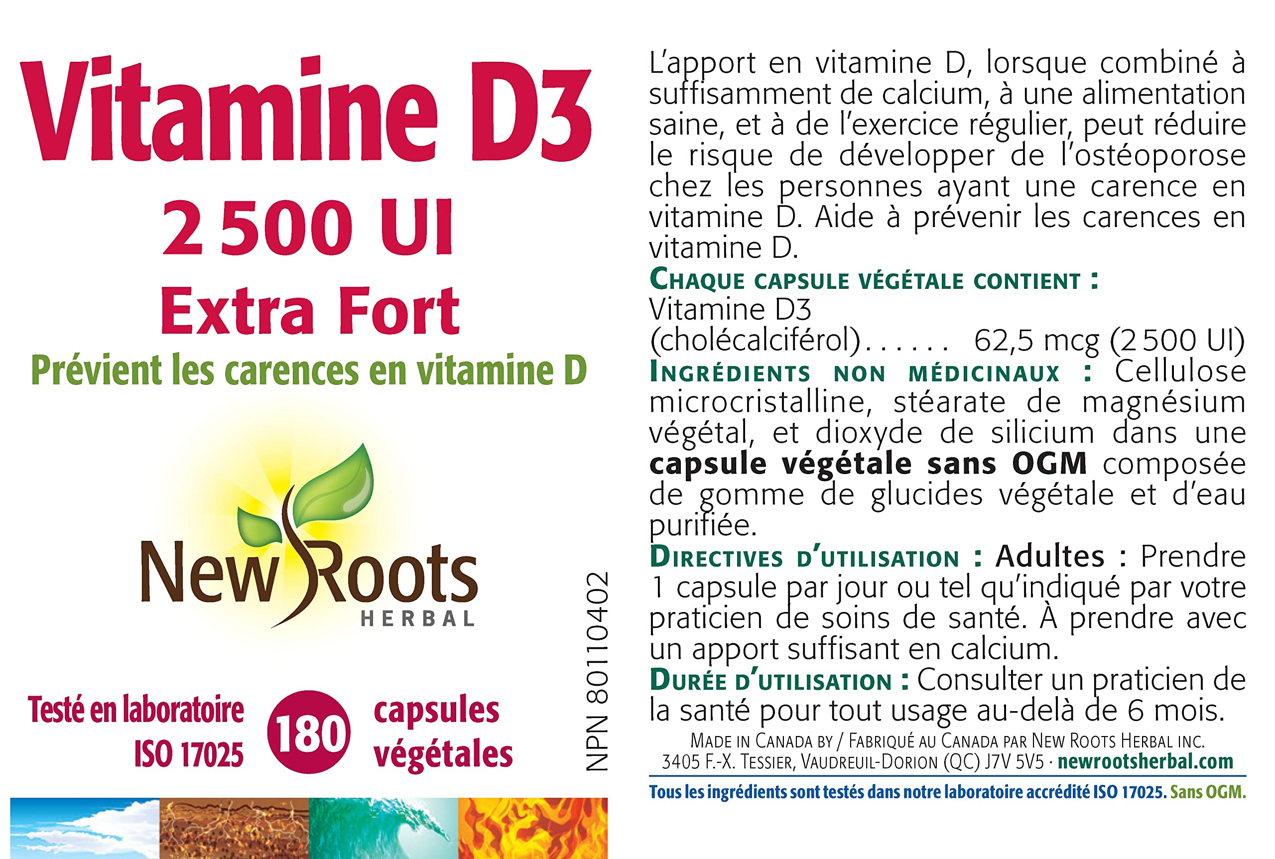 New Roots Herbal - Vitamin D3