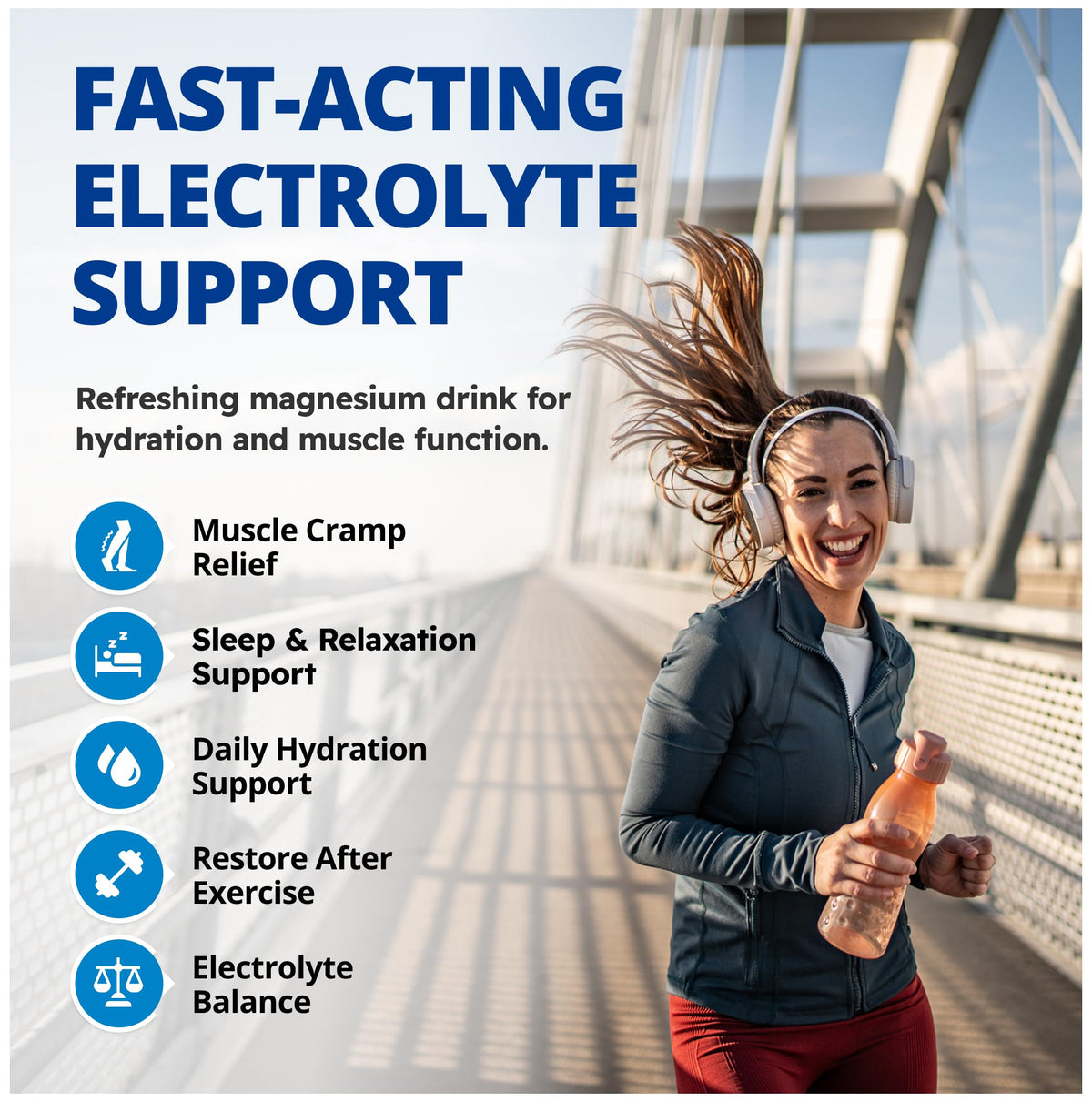 CanPrev Electromag Magnesium Bisglycinate Drink Mix, Vitamin C, 30 Sachets