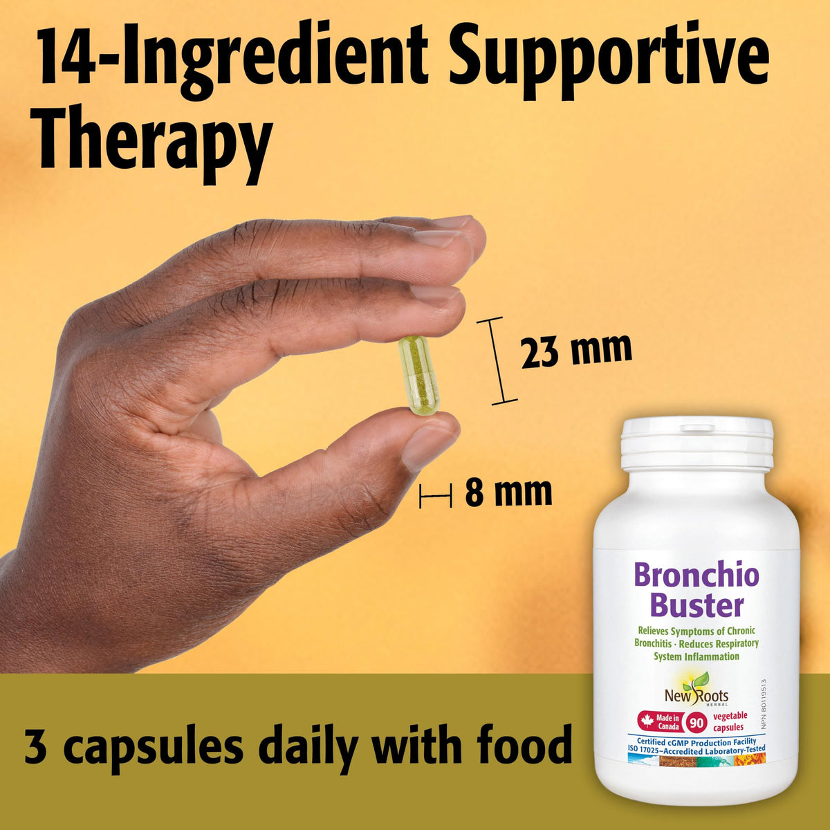 New Roots Herbal - Bronchio Buster - 90 Veg Capsules