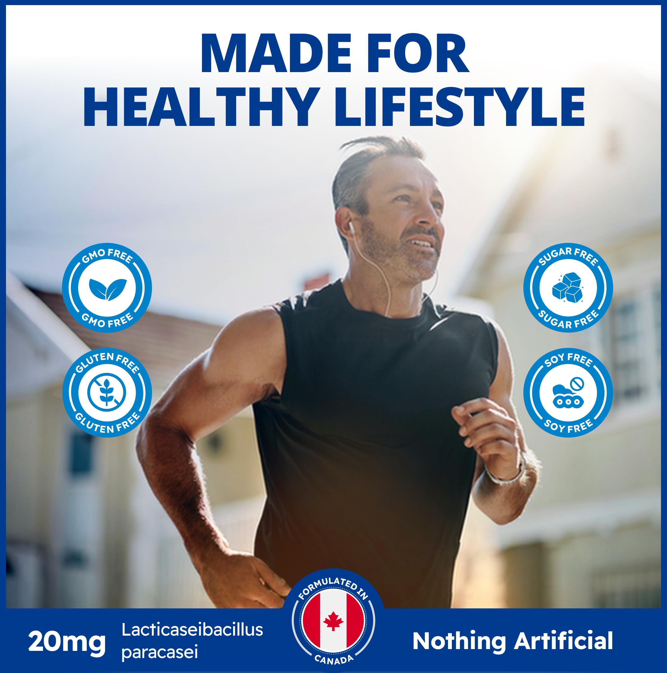 CanPrev Post-Biotik Immunobiotiques, 30 gélules végétales, approvisionnement de 30 jours - Postbiotique pour la santé intestinale - Soutien digestif et immunitaire - Enzymes pour supplément de digestion - Microbiome intestinal Lactobacillus Plantarum