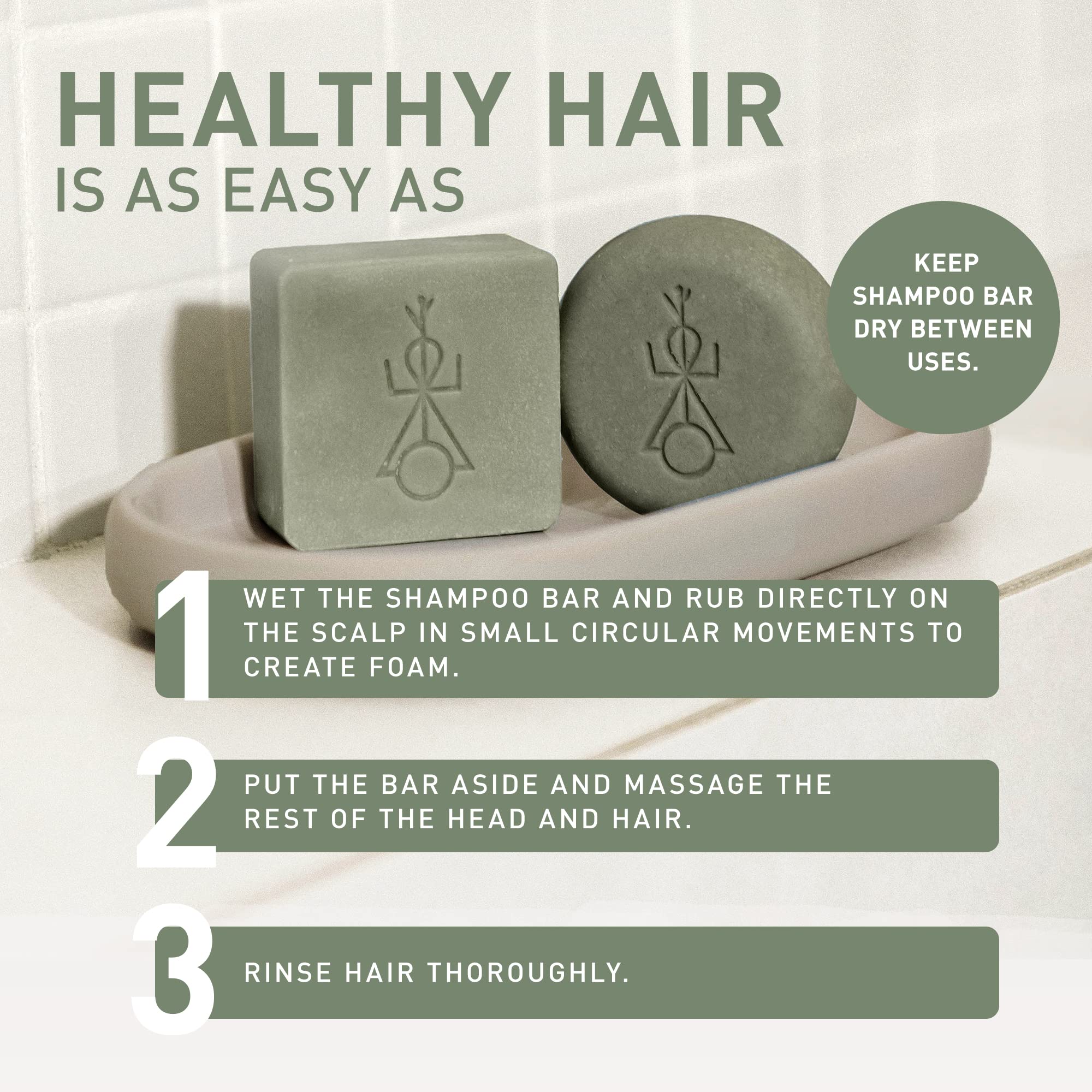 TANIT Ciel D'azur Solid Shampoo Bar - Organic Solid Shampoo for Dry Hair, Shampoing Solide en Barre, Natural Shampoing Bar for Healthy Hair