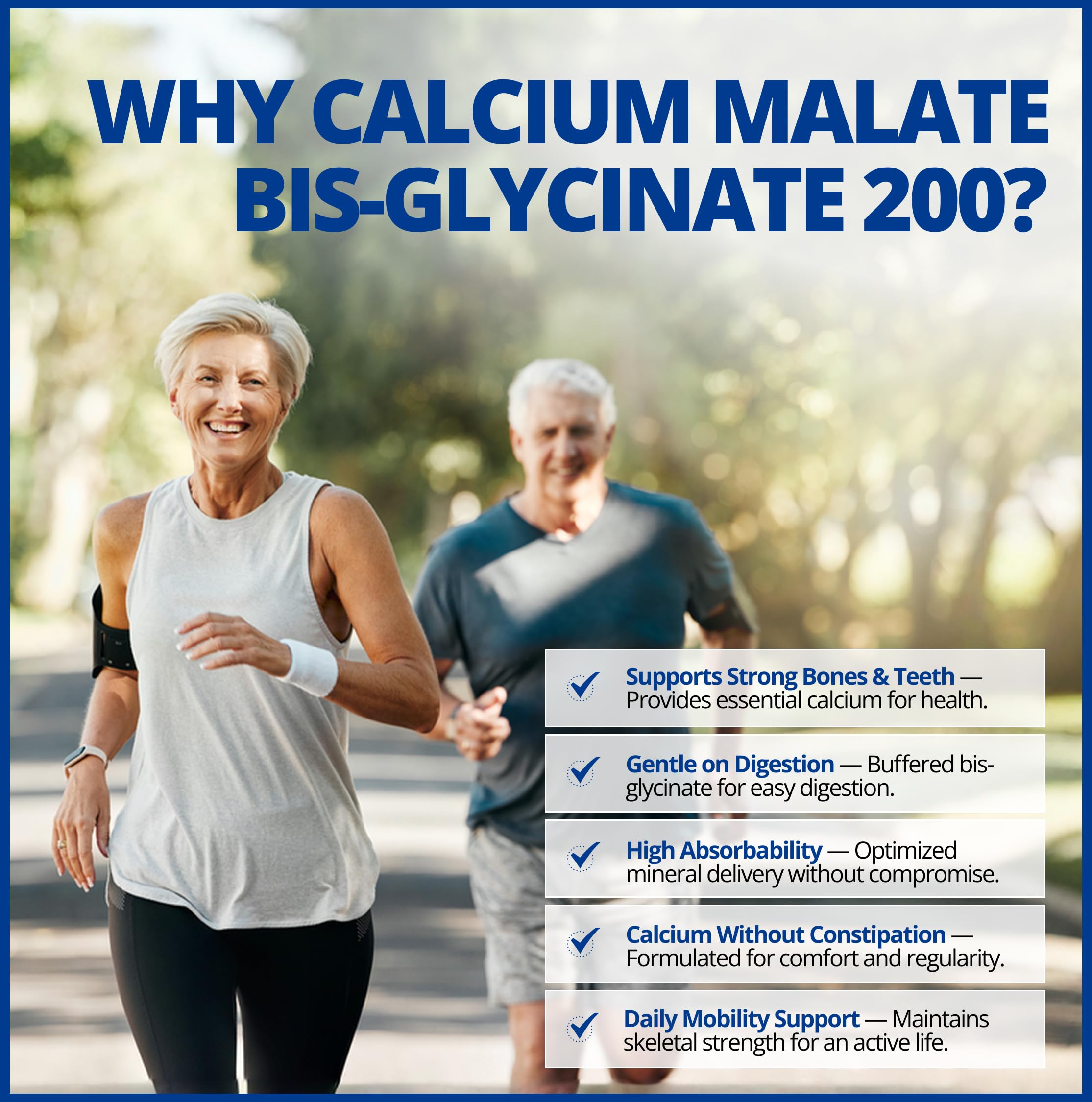 CanPrev Calcium Malate Bis-Glycinate Supplement, 120 Capsules 120-Day Supply - Therapeutic 200mg Elemental - Ideal for Healthy Bones, Teeth, Muscle Cramps and Promote Relaxation - Vegan and Non-GMO