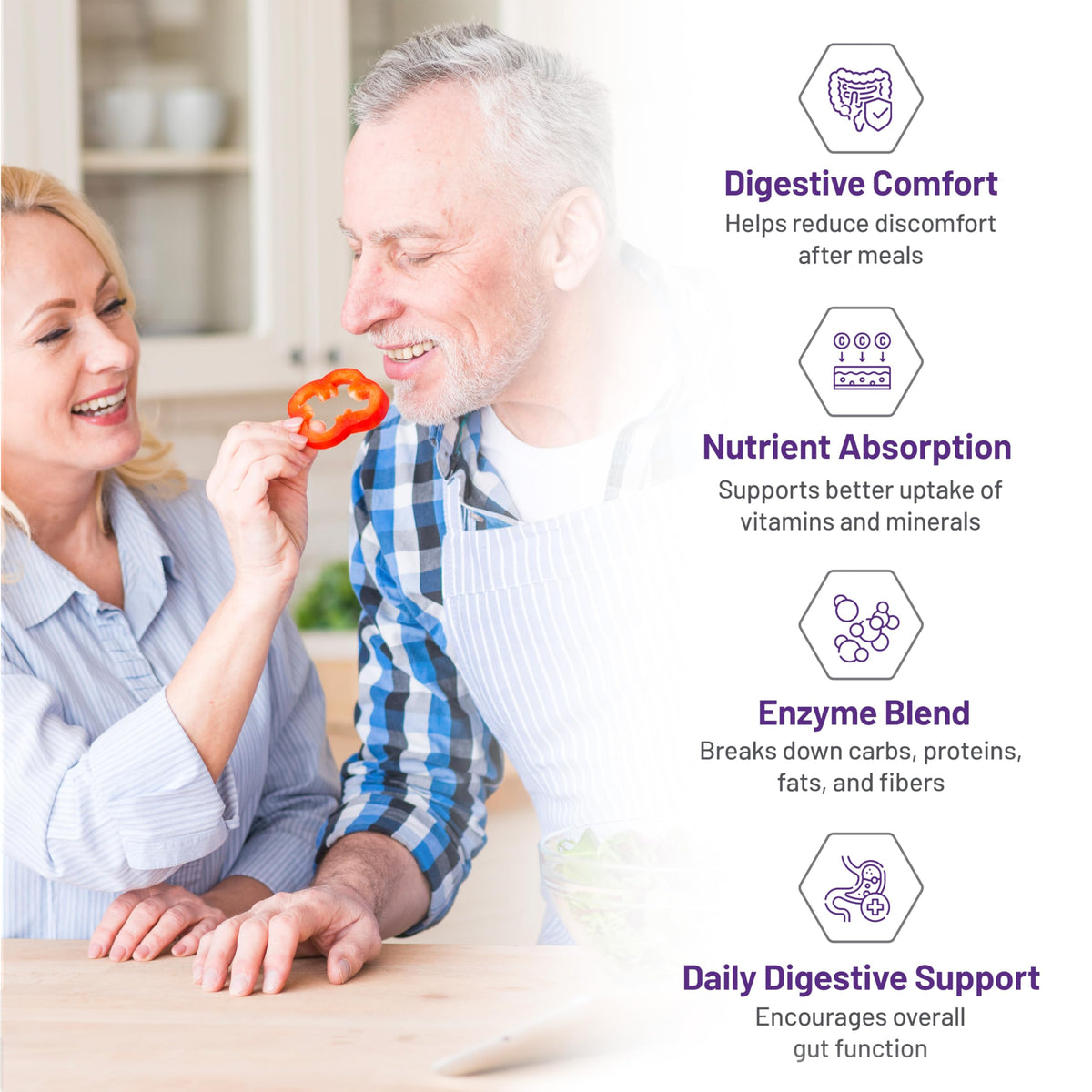 AOR Digestase Digestive Enzymes Supplement for Gas & Bloating, 90 Capsules