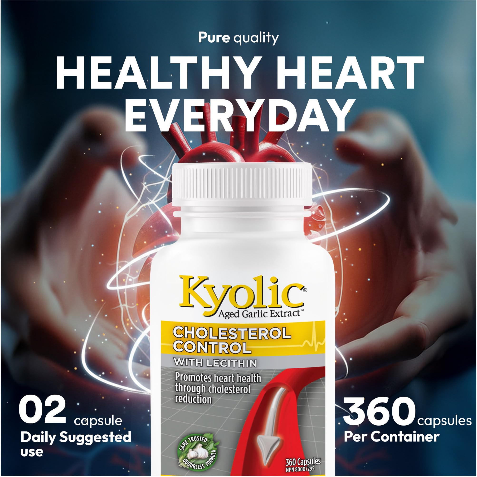 Kyolic - Contrôle du cholestérol avec lécithine