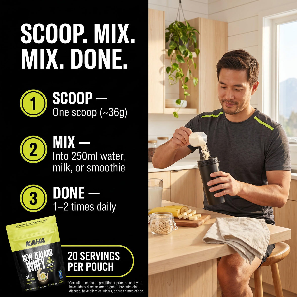 Kaha Nutrition NZ Whey Isolate Protein Powder