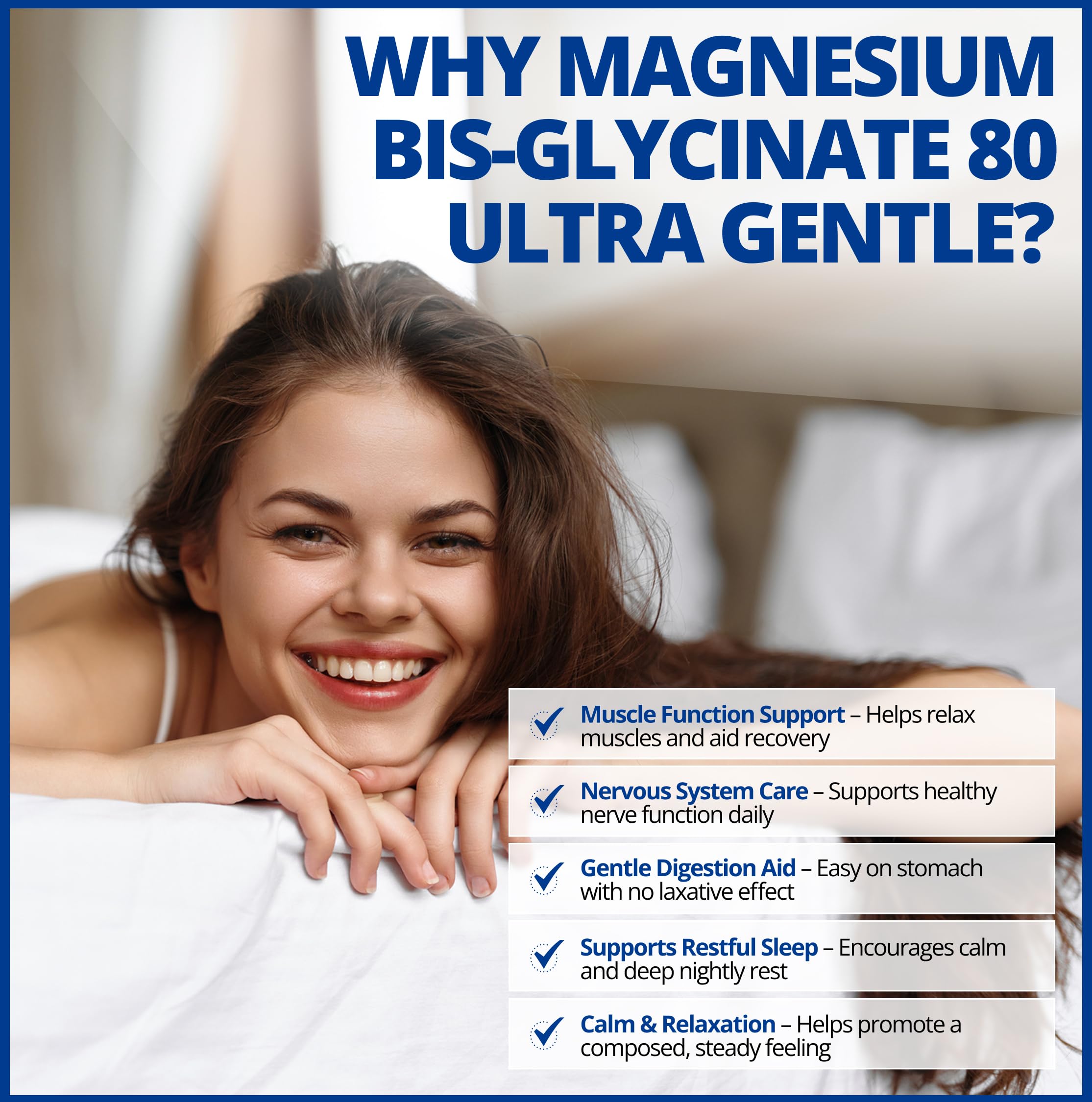 CanPrev Bis-Glycinate de Magnésium 80 Ultra Doux l Soutient la production d'énergie l Os, dents et muscles solides l Favorise la relaxation