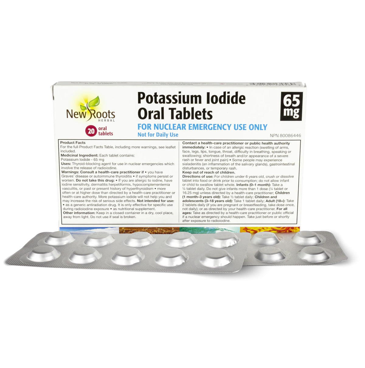 New Roots Herbal Potassium Iodide 65 mg