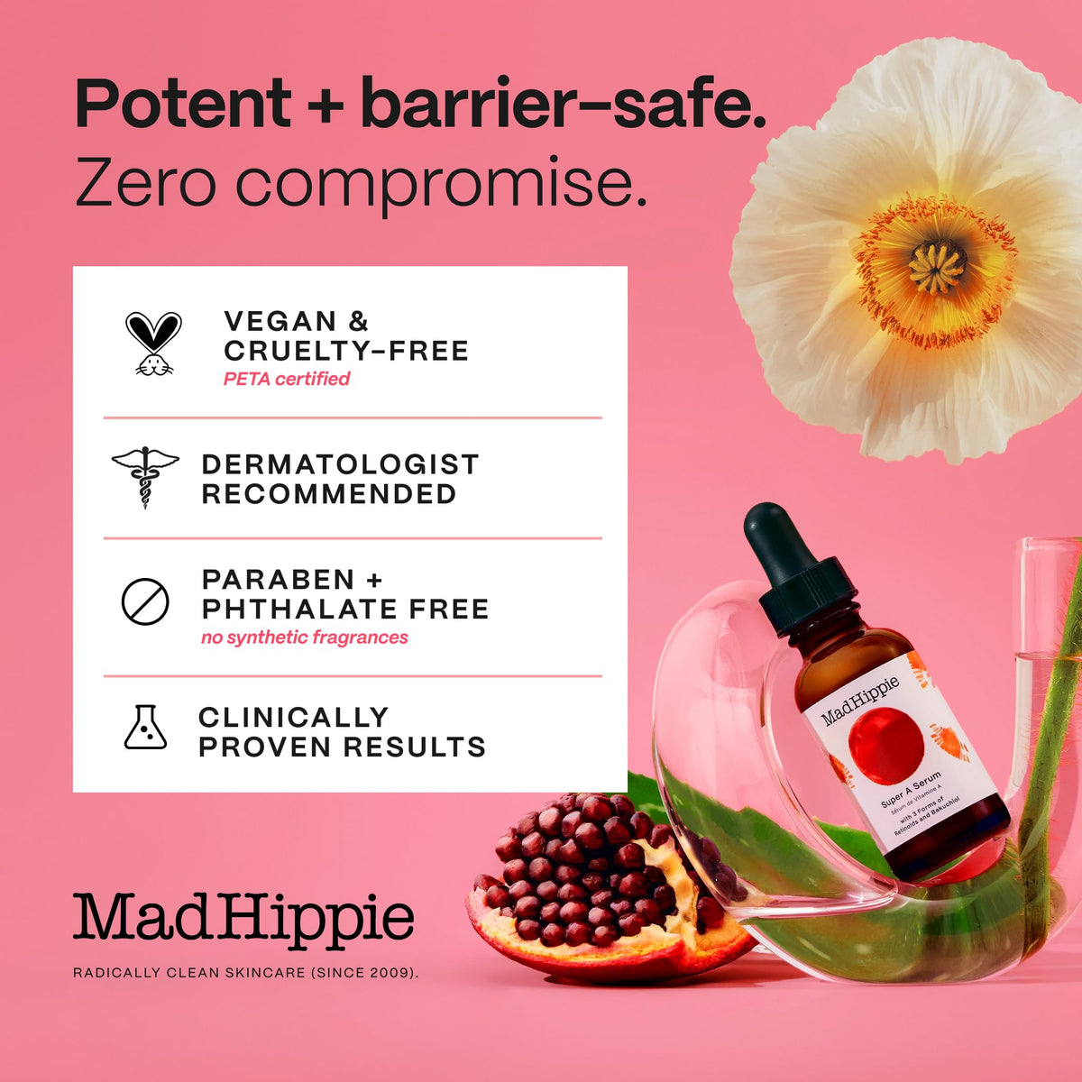 Mad Hippie Skin Care Products Vitamin A Serum, 1.02 Ounce
