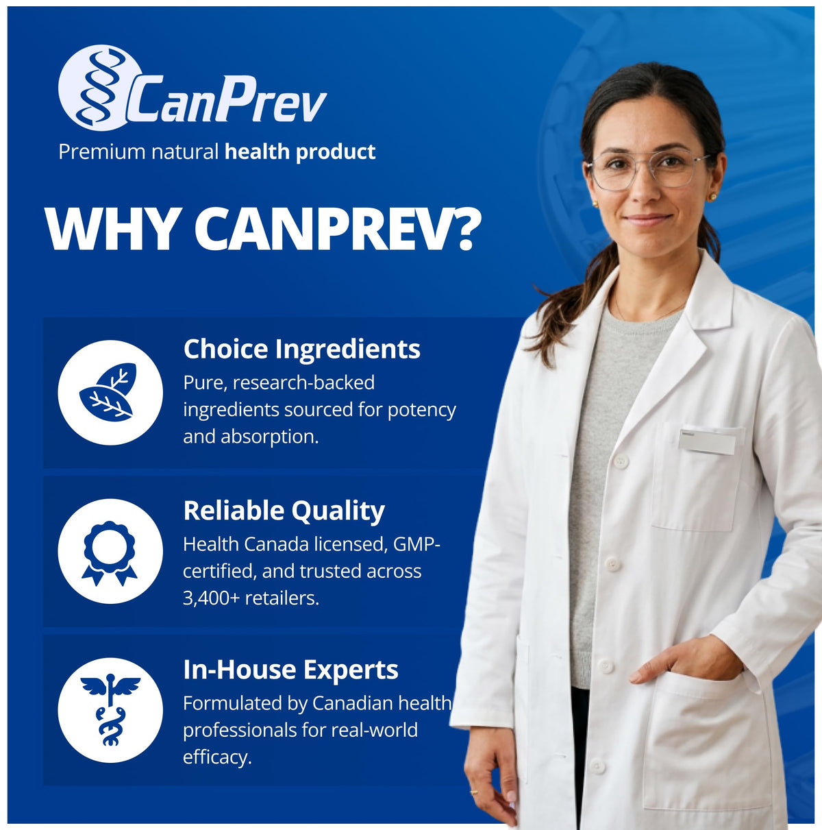 CanPrev Pro-Biotik 50B Lactobacillus Probiotic, 50B CFUs, 30 Day Supply