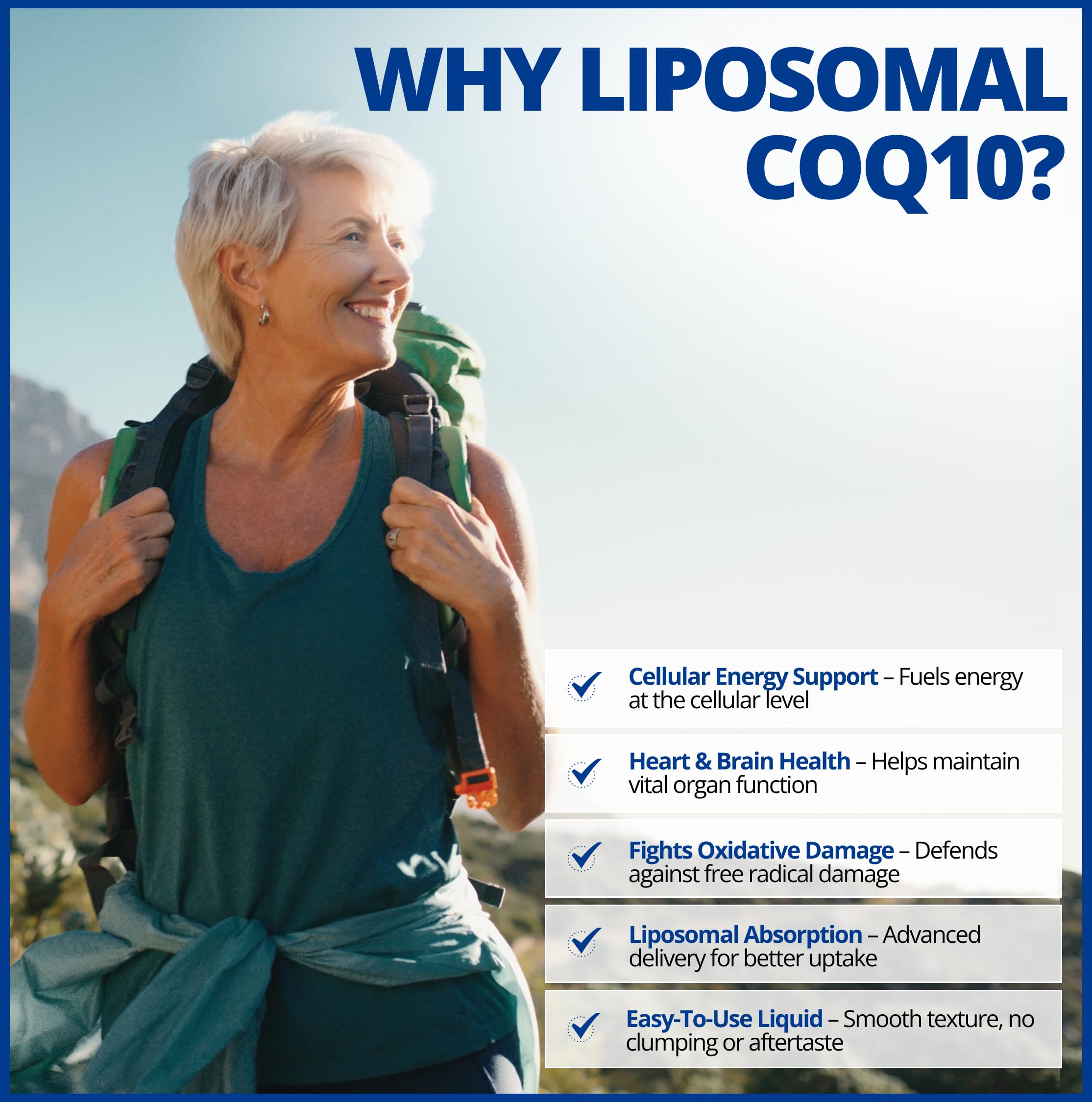 CanPrev Coenzyme Q10 Liposomale 75 mg Saveur Agrumes, Liquide 225 ml 45 Portions - Formule à Absorption Améliorée pour la Protection Antioxydante et le Maintien de la Santé Cardiaque - Végétalien, Sans OGM et Sans Gluten