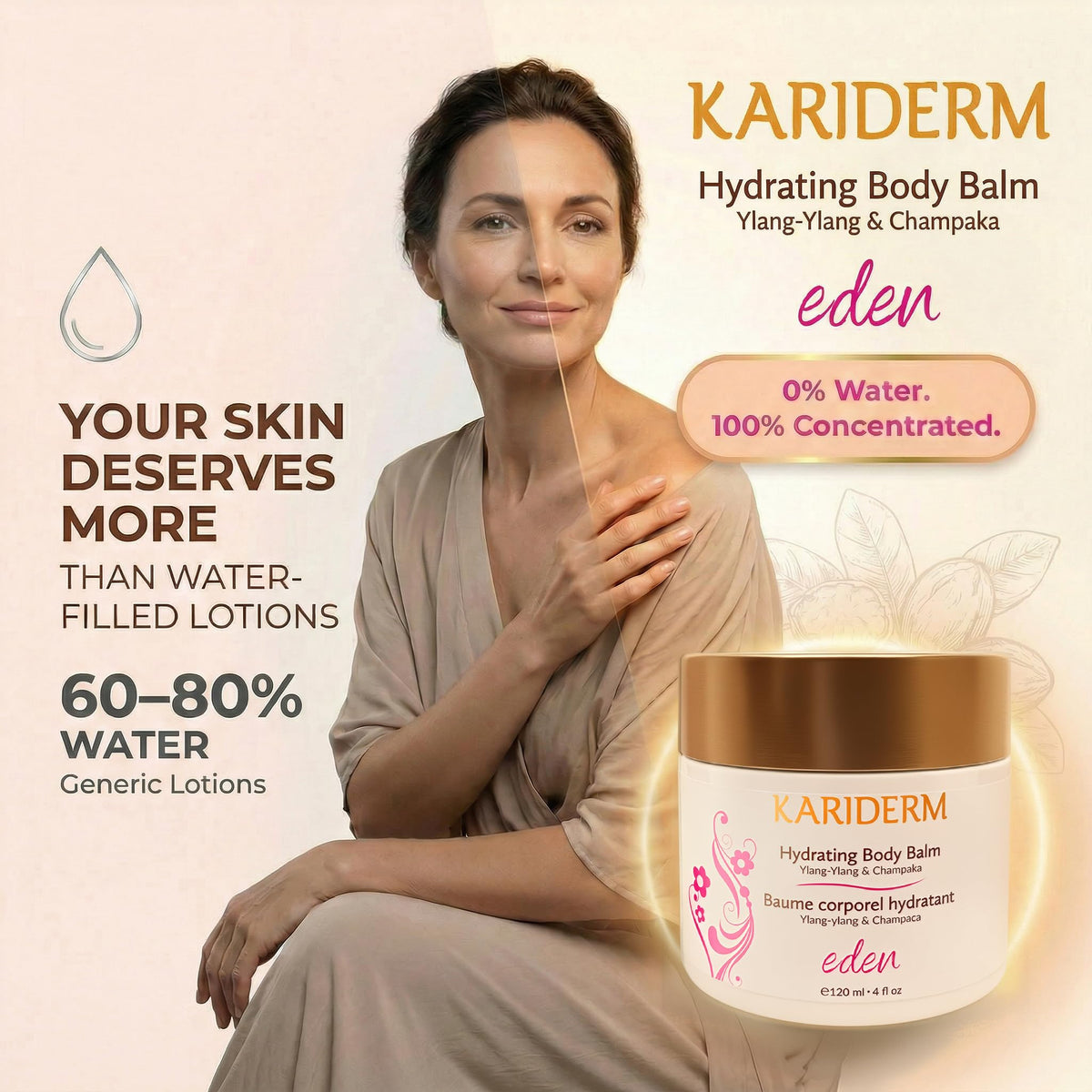 KARIDERM - Hydrating Body Balm, 120 ml