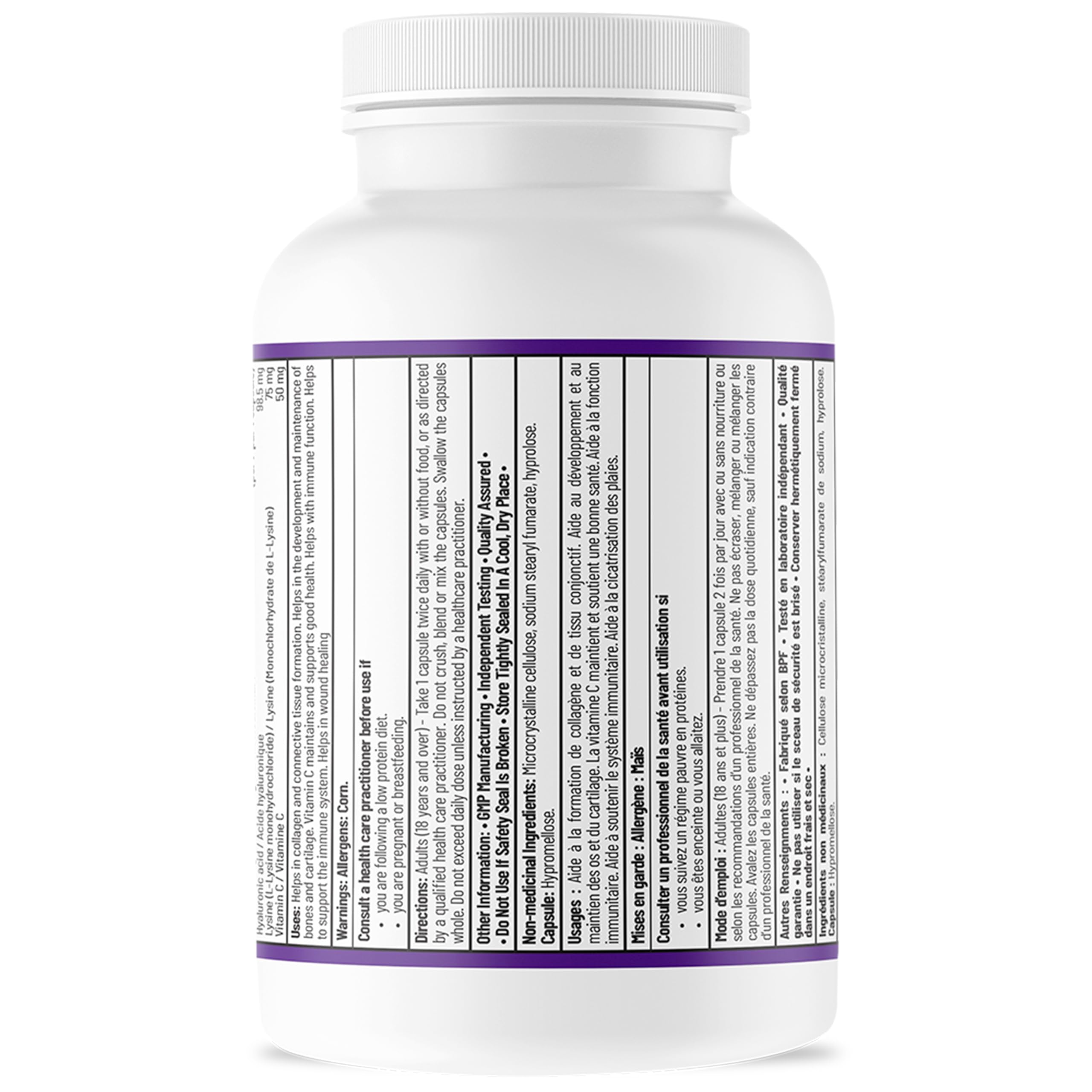 AOR Lysine, acide hyaluronique et vitamine C