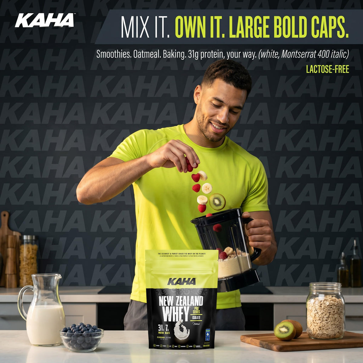 Kaha Nutrition NZ Whey Isolate Protein Powder