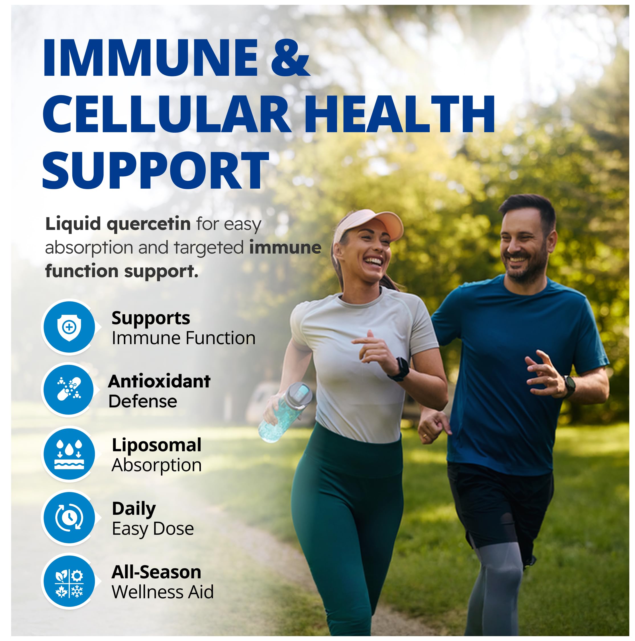 CanPrev Liposomal Quercetin, 225ml Liquid 45-Servings, Pineapple Flavor - Supports Immune & Cardiovascular Health, Supplement for Antioxidant, Healthy Blood Pressure & Circulation - Vegan, Non-GMO