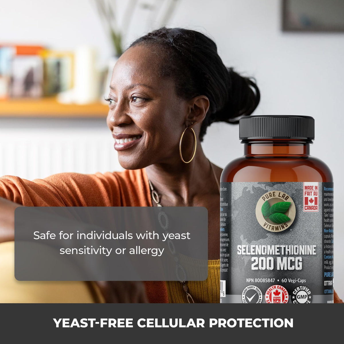 Pure Lab Vitamins Selenomethionine - 60 Vegi-caps