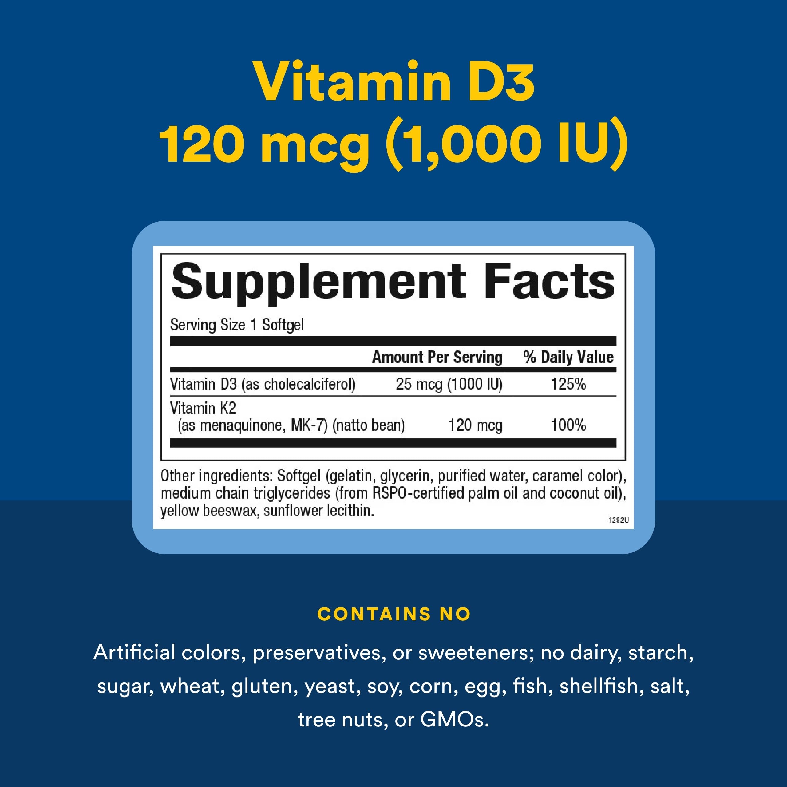 Vitamin K & D by Natural Factors - 60 softgels