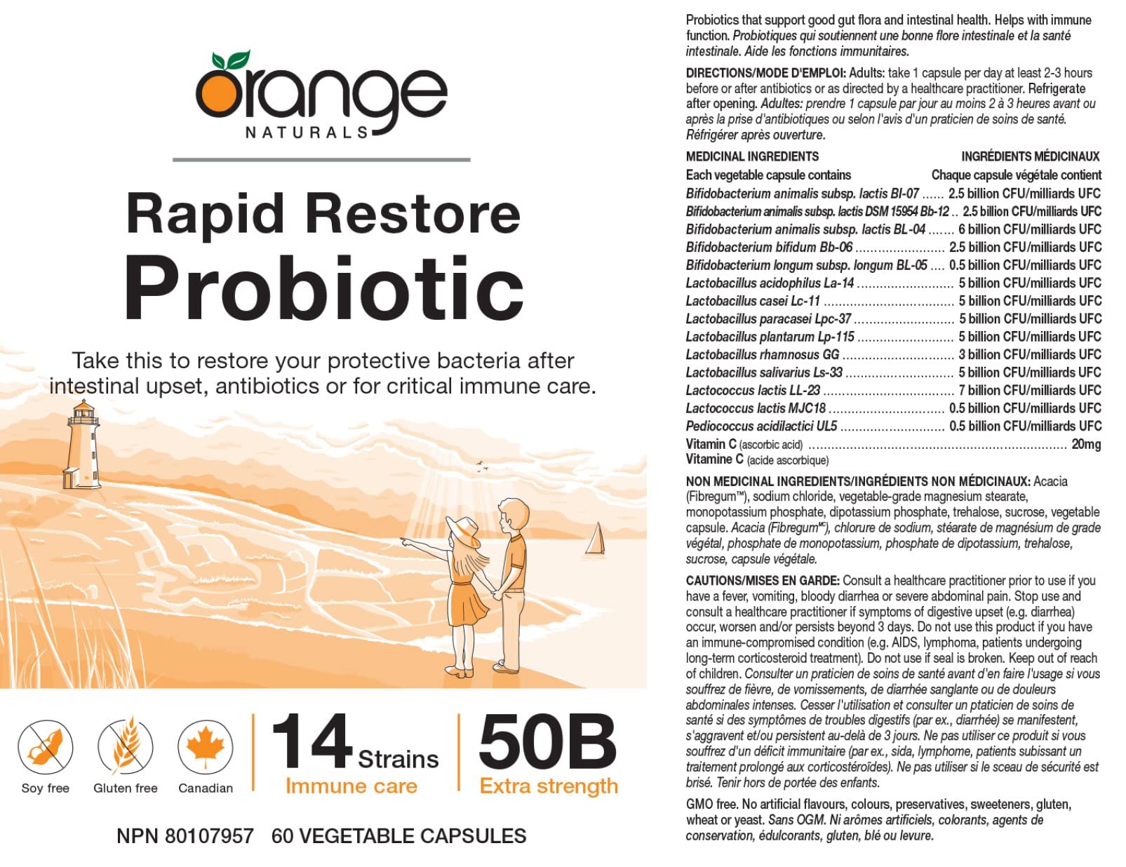 Orange Naturals - Probiotic Supplement