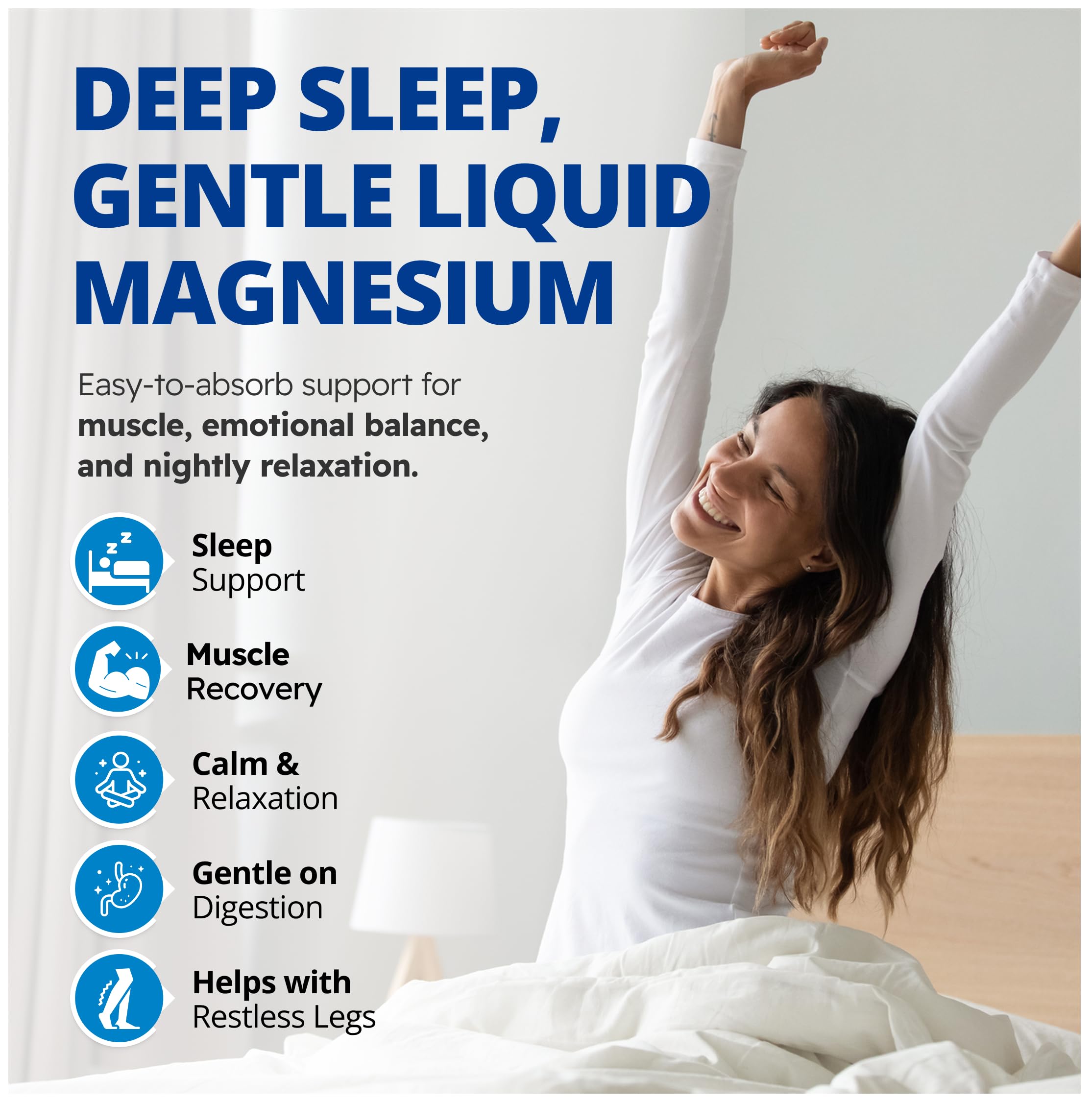CanPrev Bisglycinate de Magnésium Liquide 300 Ultra Doux, 500ml, approvisionnement de 33 jours - Glycinate de Magnésium à haute absorption - Facile à digérer et pour les estomacs sensibles - Soutien énergétique et fonction musculaire