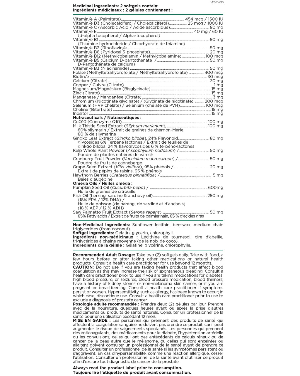 Platinum Naturals - Super Easymulti 45+ for Men | Anti-aging | 100mg CoQ10