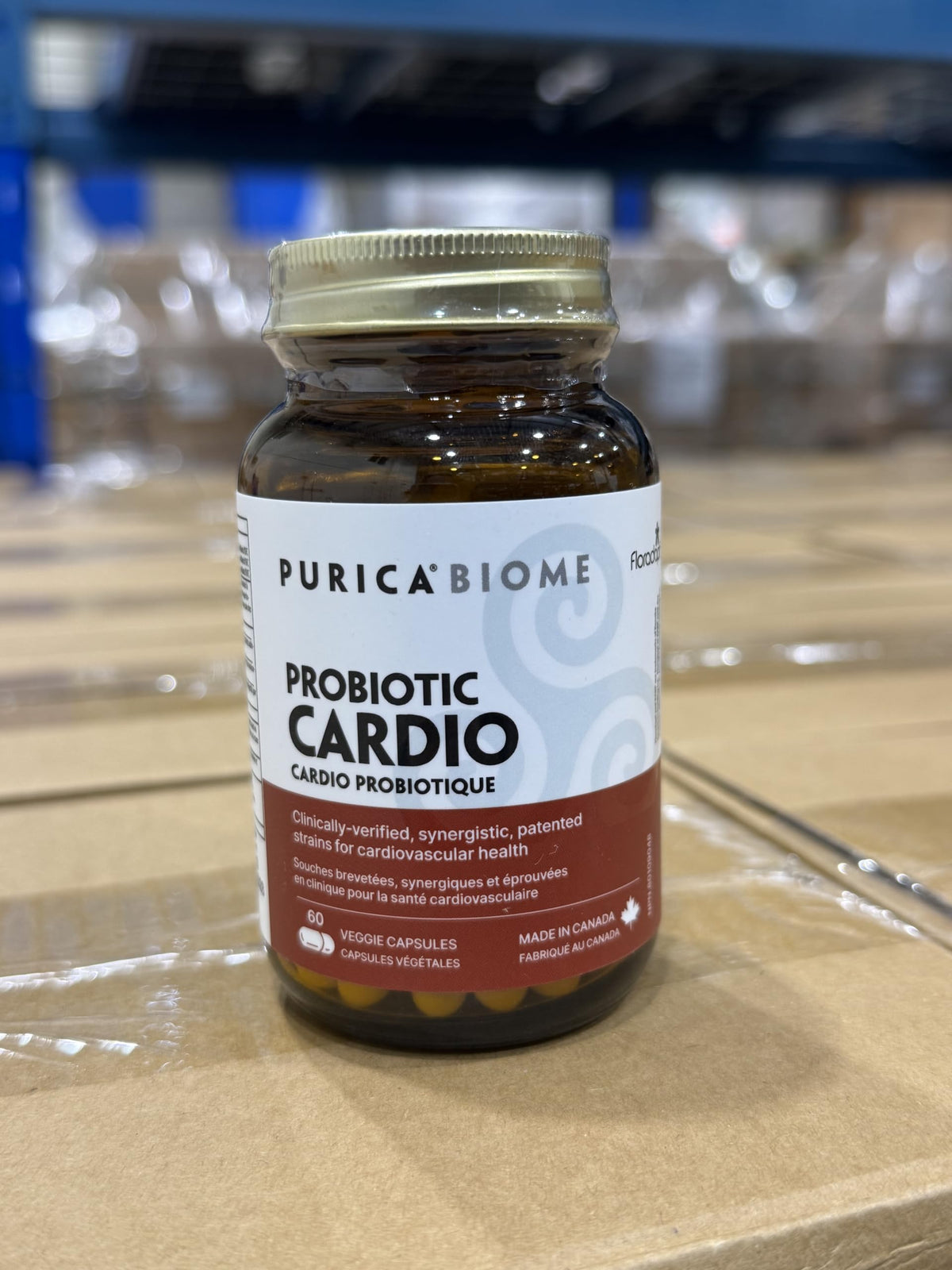PURICA Floradapt Cardio Probiotic, Heart & Digestive Support, 60 Day Supply