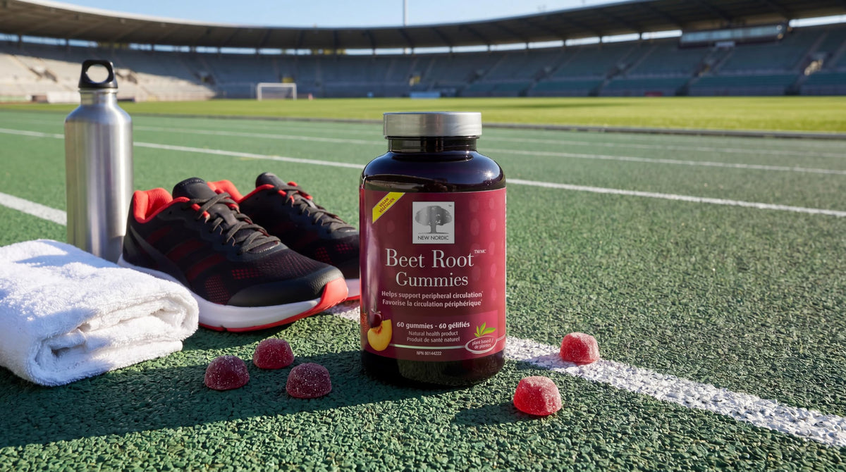 New Nordic Beet Root Gummies, Helps Support Peripheral Circulation, 60 Pc
