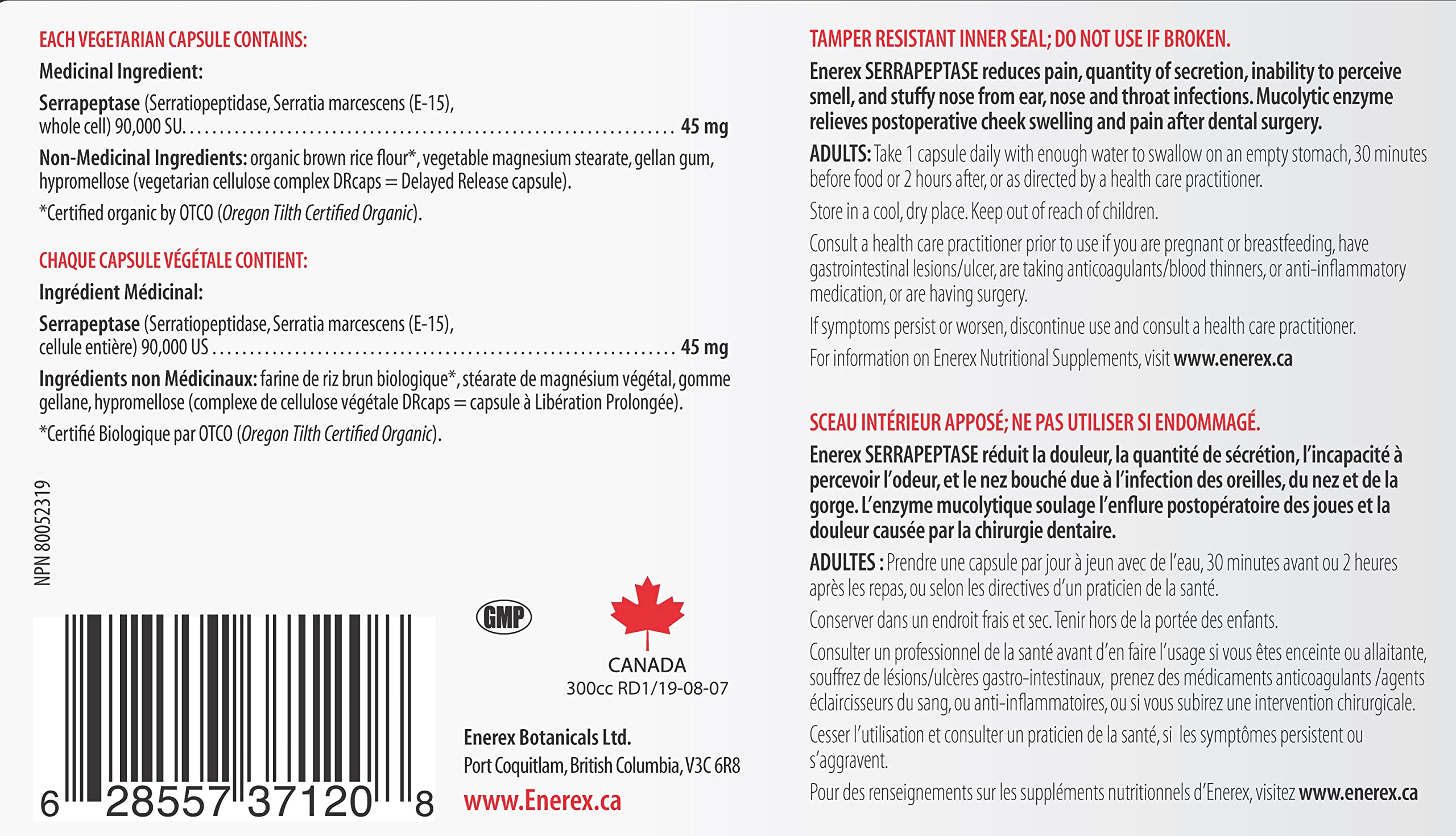 ENEREX - Serrapeptase