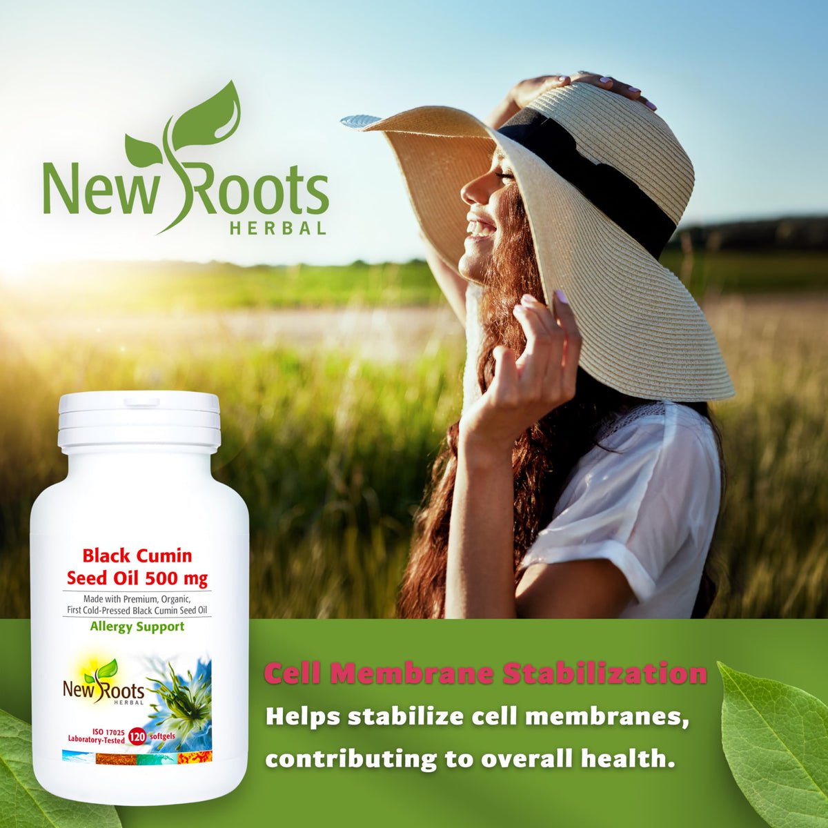New Roots Herbal Black Seed Oil, Nigella Sativa, Cold Pressed