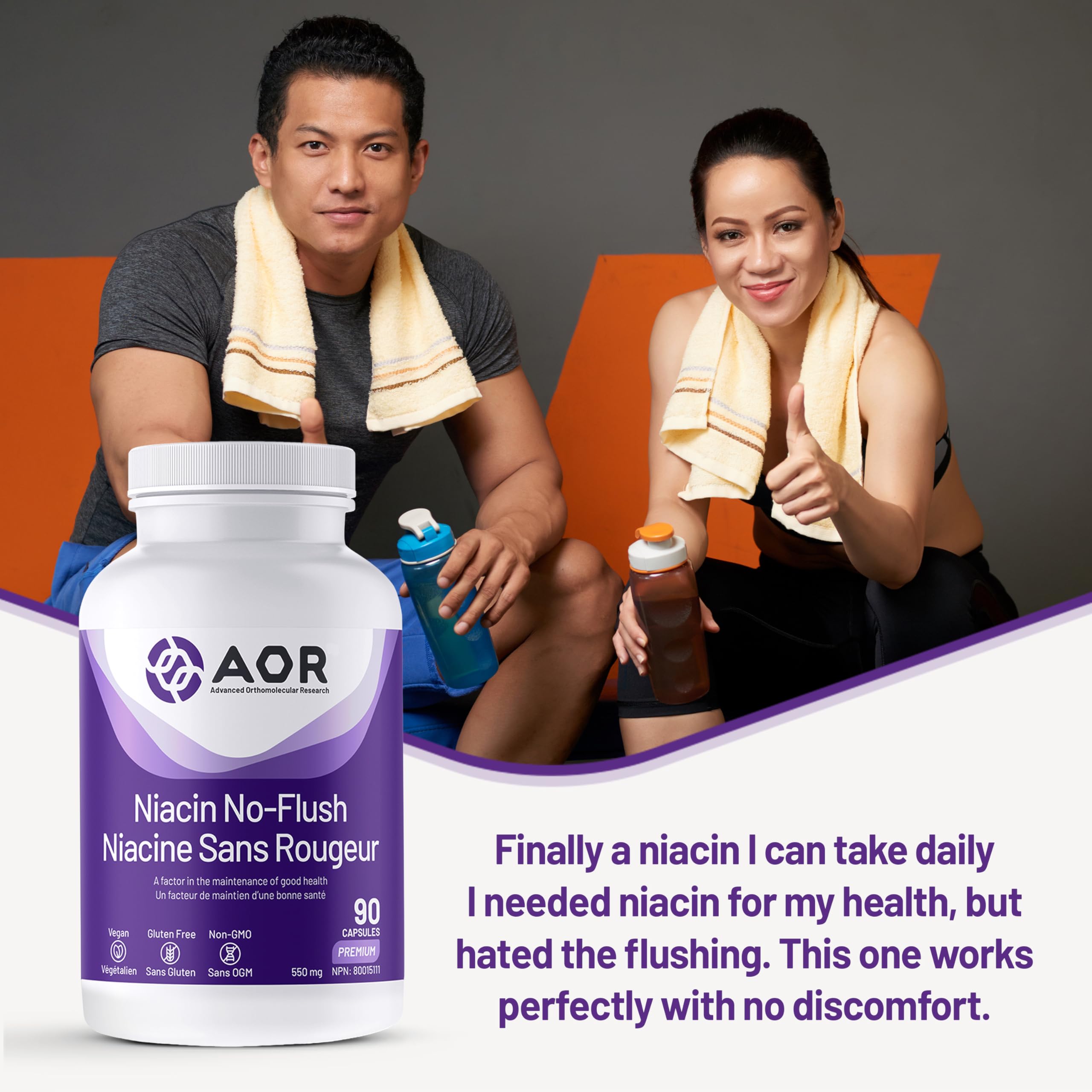AOR - Niacine sans rougeur 550mg