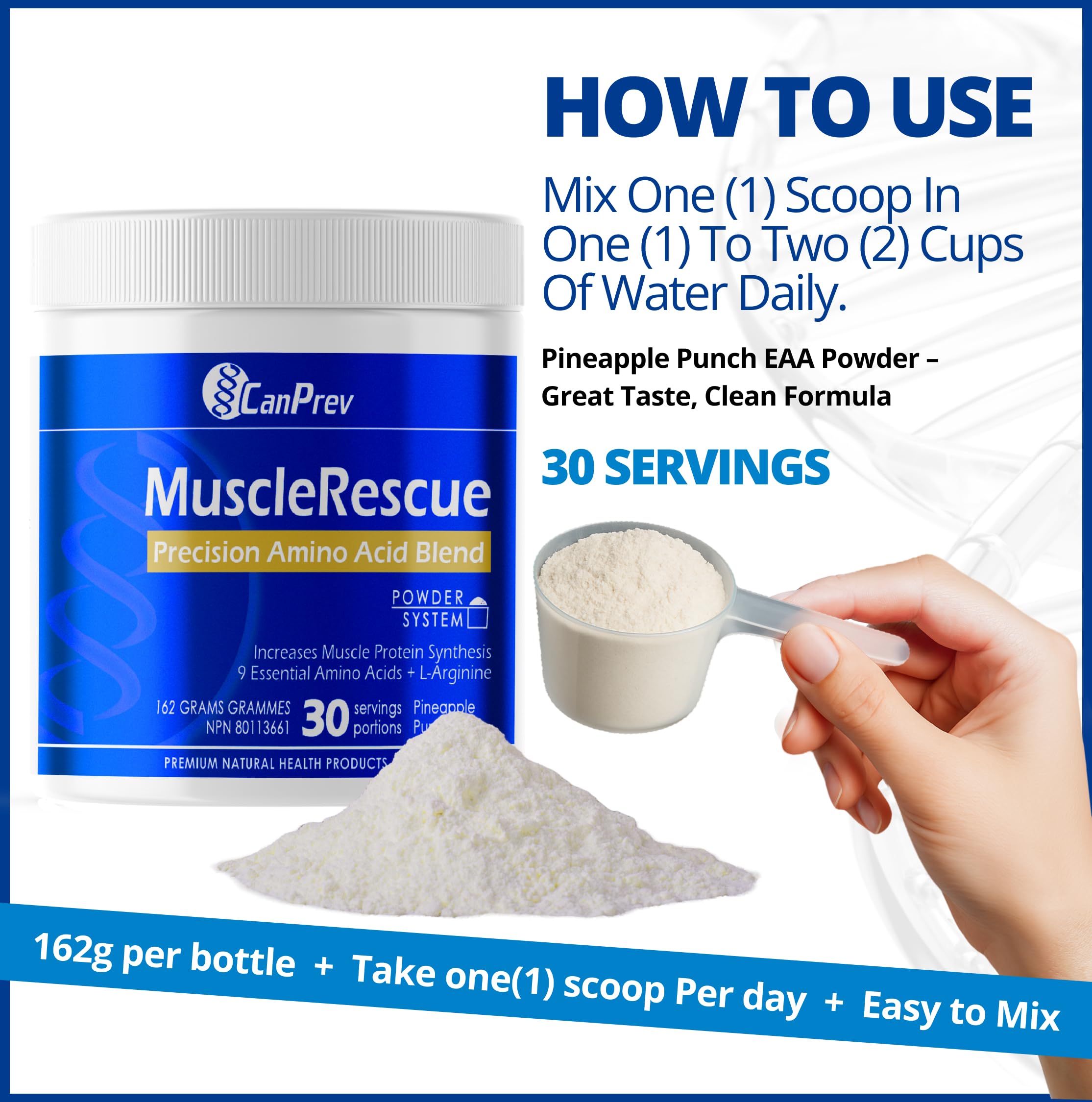 CanPrev - Muscle Rescue Mélange de précision d'acides aminés