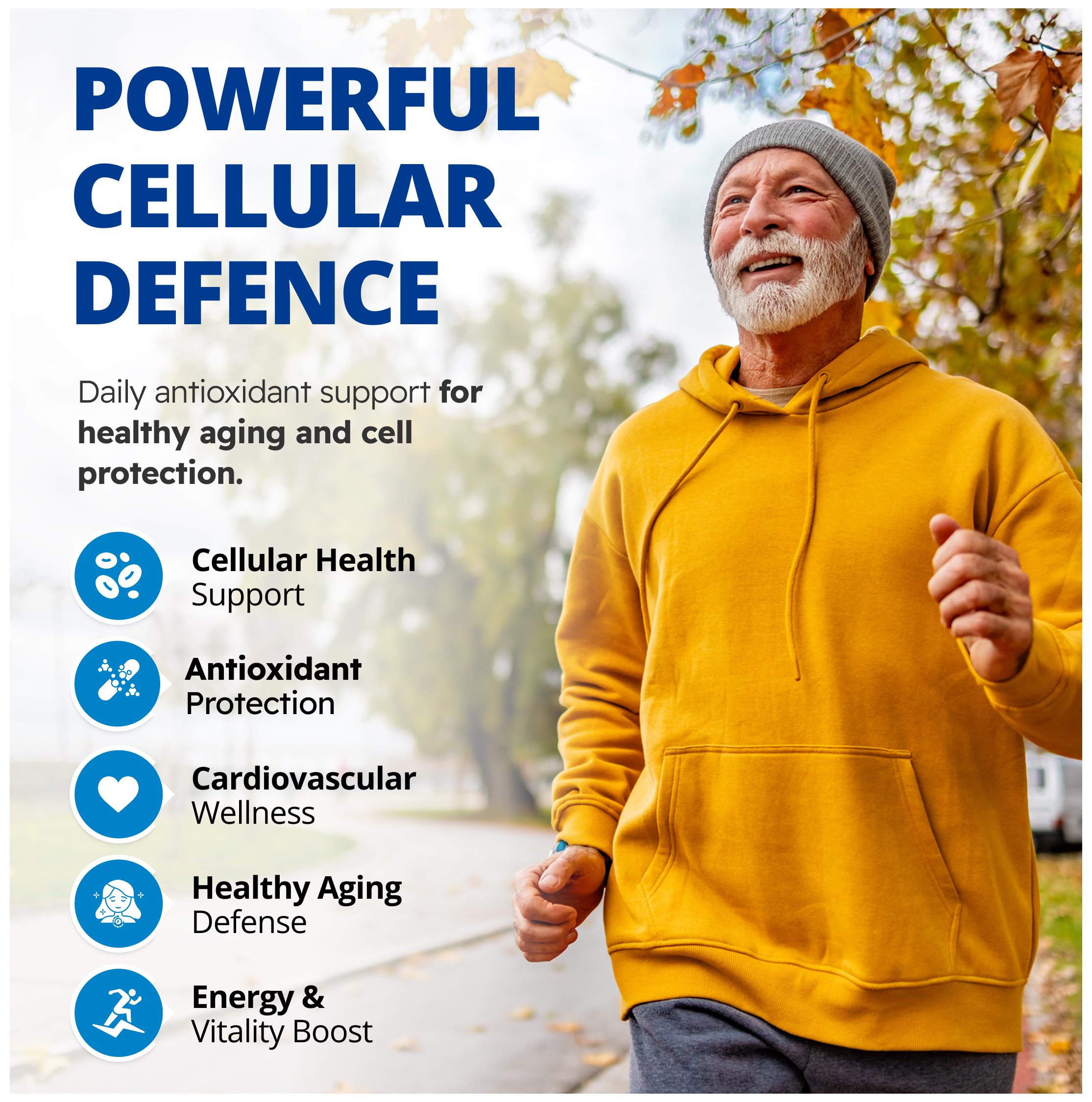 CanPrev Resvera-Pro Resveratrol, 60 Capsules 60-Day Supply - Coenzyme Q10-100mg Resveratrol with Quercetin, Grape Seed, Black Currant and Bilberry - A Blend of Antioxidants - Vegan Friendly