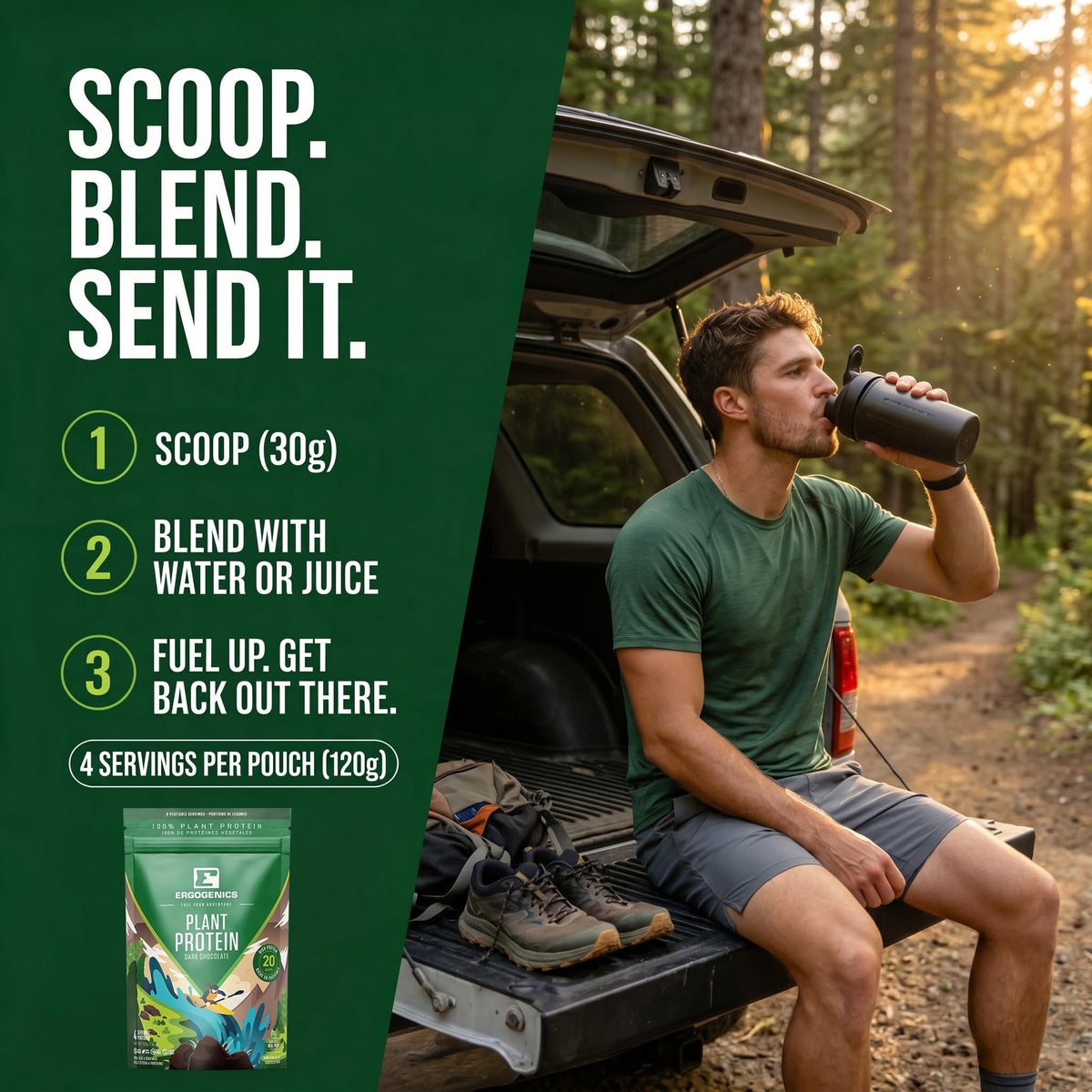 Ergogenics Nutrition Plant Protein +Greens