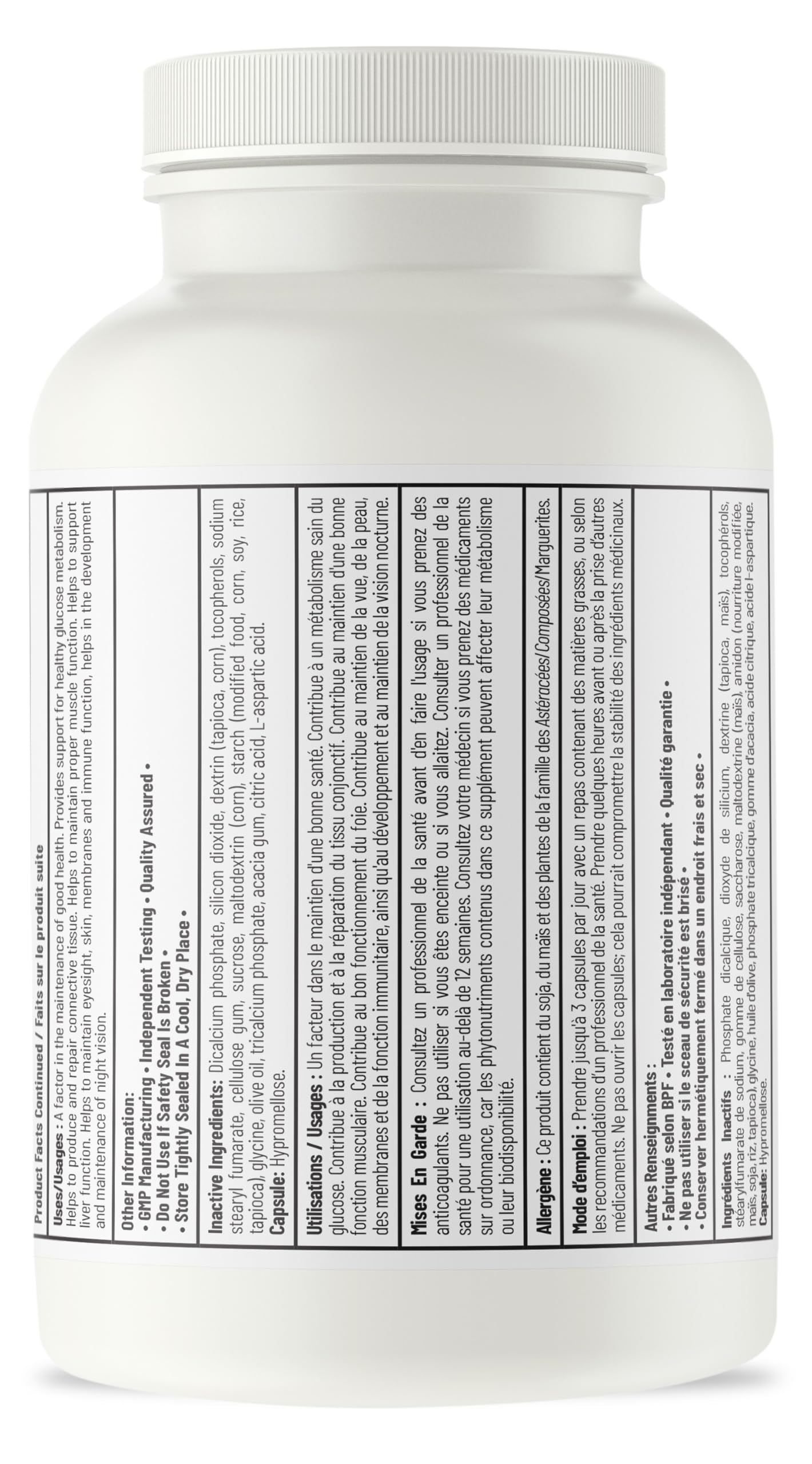 AOR - Multi Basics 3 309mg, 90 capsules - Supplément de minéraux essentiels et de multivitamines pour adultes - Multivitamine quotidienne pour hommes et femmes adultes - Multivitamines et multiméraux